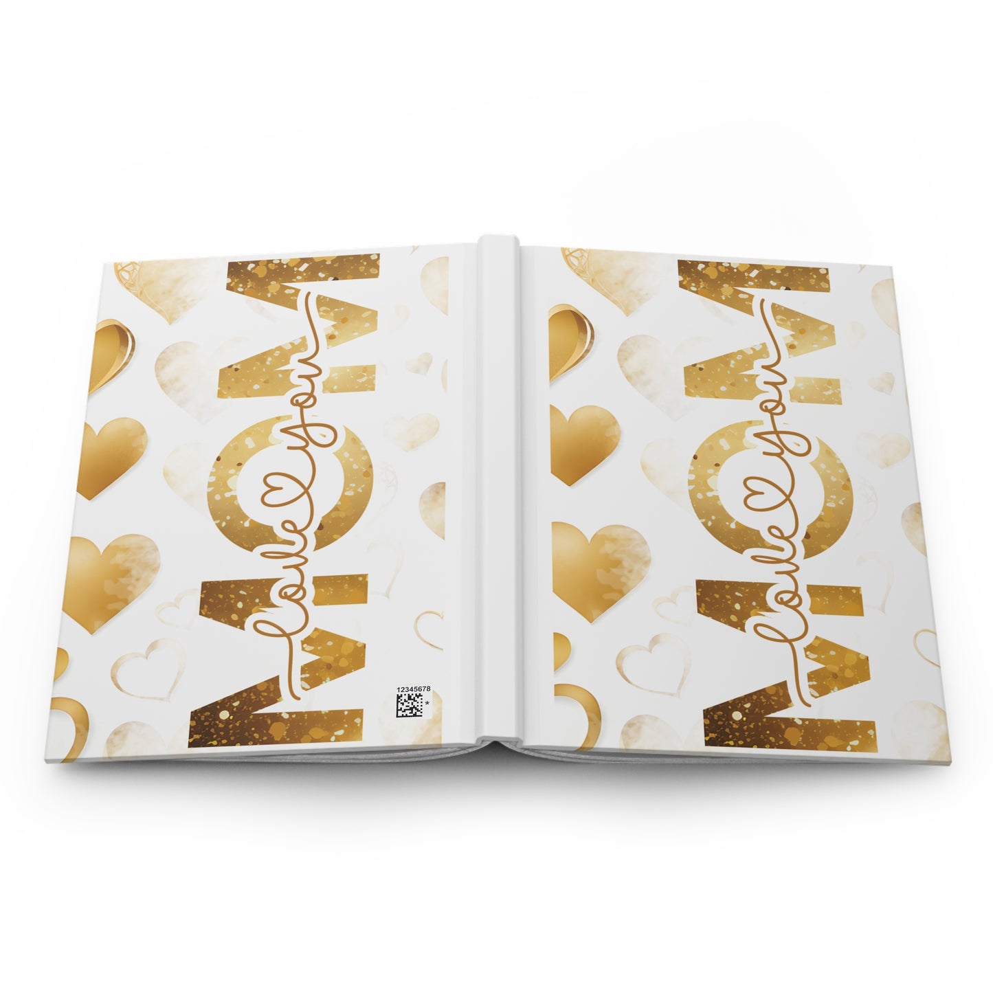 Personalised Hardcover Journal Matte, Love you Mom, awd-1442