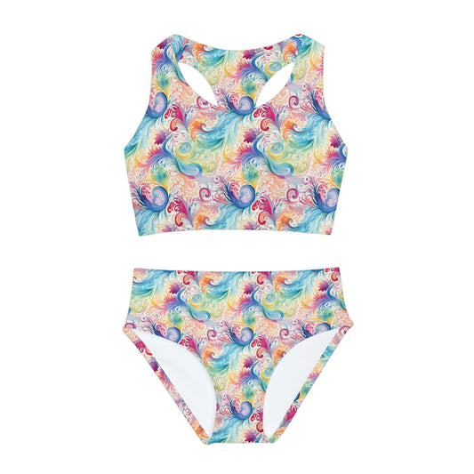 Girls Two Piece Swimsuit