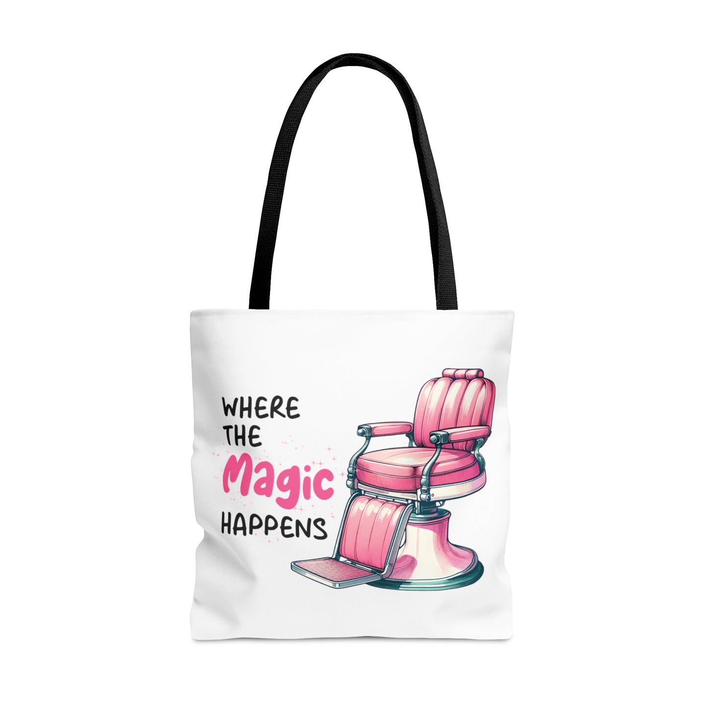 Tote Bag, Hairdresser, Where the Magic Happens, Personalised/Non-Personalised Tote bag