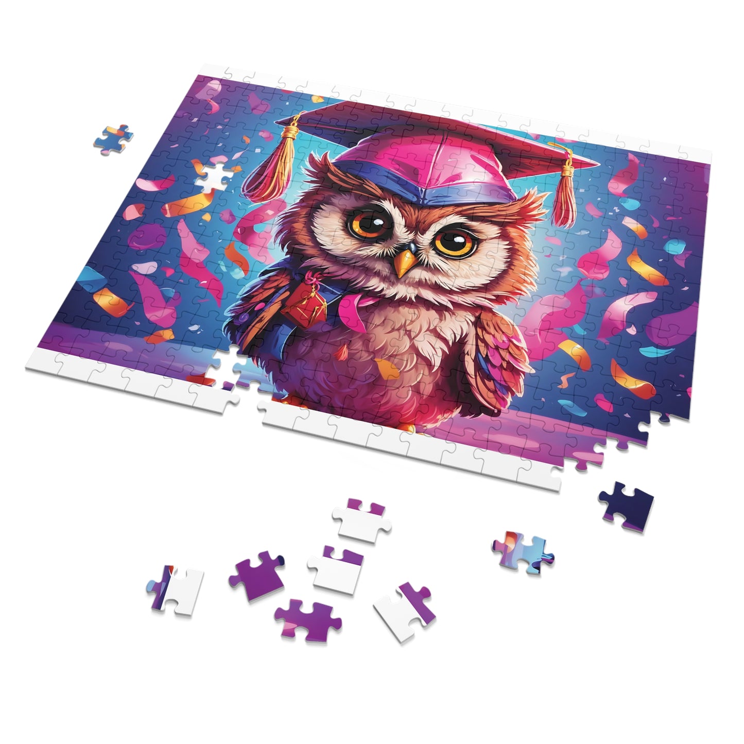 Jigsaw Puzzle, Owl, Personalised/Non-Personalised (30, 110, 252, 500,1000-Piece)