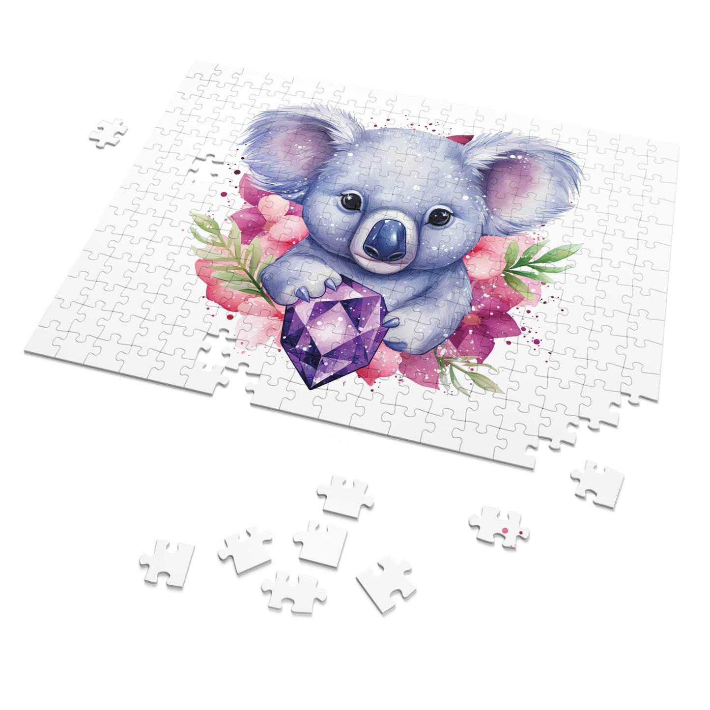 Jigsaw Puzzle in Tin, Australian Animals, Koala, Personalised/Non-Personalised, awd-507 (30, 110, 252, 500,1000-Piece)