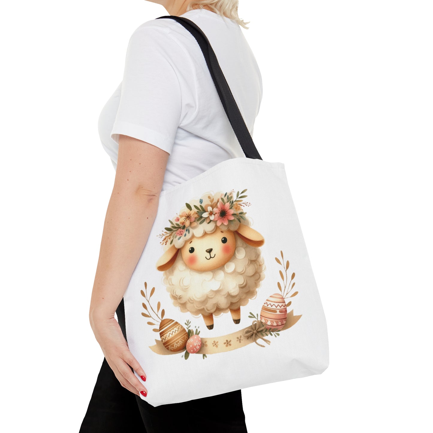 Tote Bag, Easter, Sheep, Personalised/Non-Personalised Tote bag