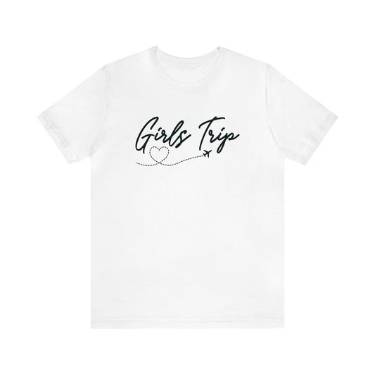 Unisex Jersey Short Sleeve Tee, Women Trip Away Tee, Girls Trip, 100% Cotton, Light Fabric 142 g/m²