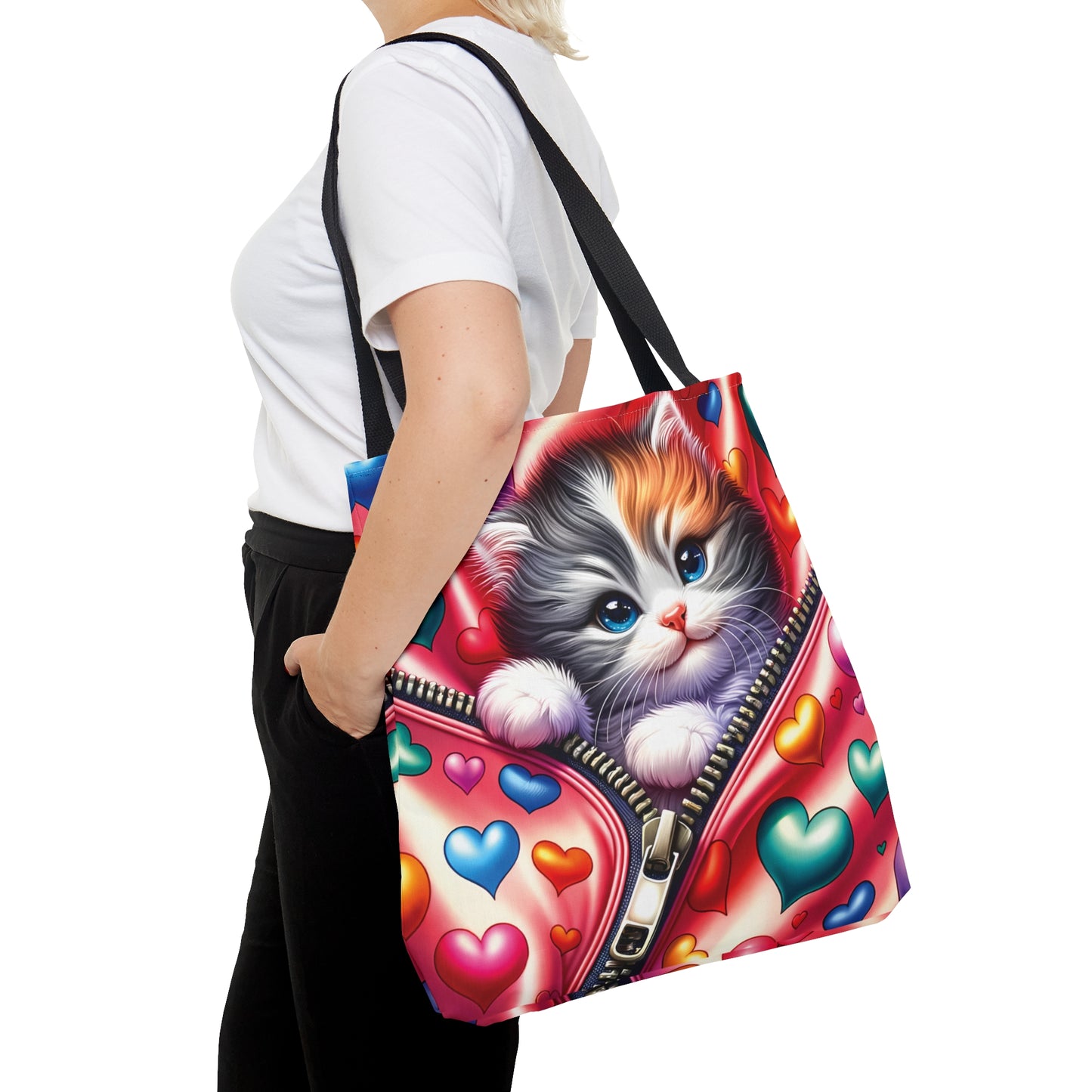 Tote Bag, Cat, Personalised/Non-Personalised Tote bag