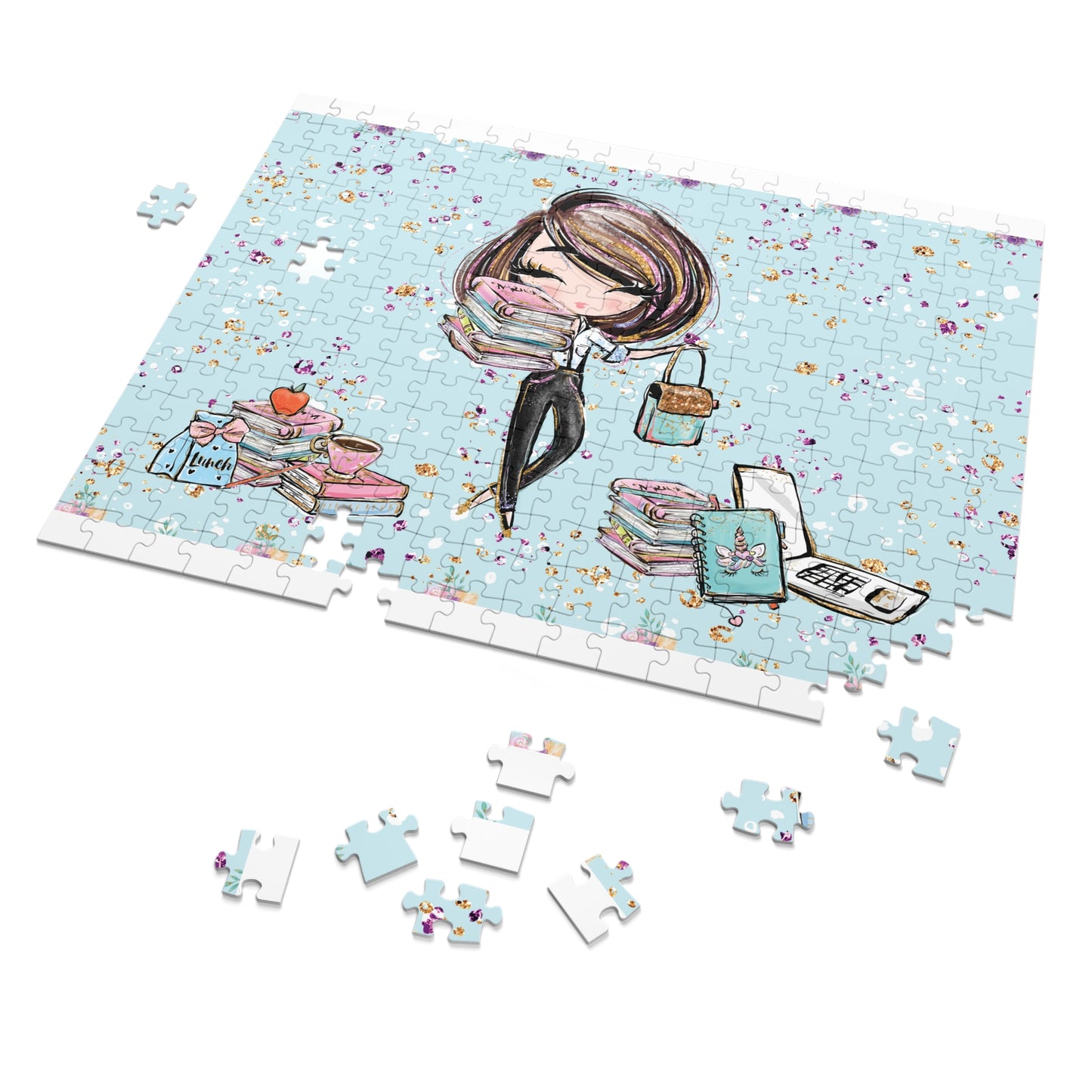 Jigsaw Puzzle, Teacher, Personalised/Non-Personalised (30, 110, 252, 500,1000-Piece)