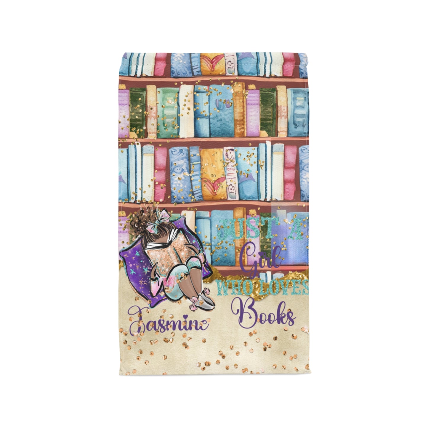 Personalised Insulated Lunch Bag, Just A Girl Who Loves Books Lunch Bag,