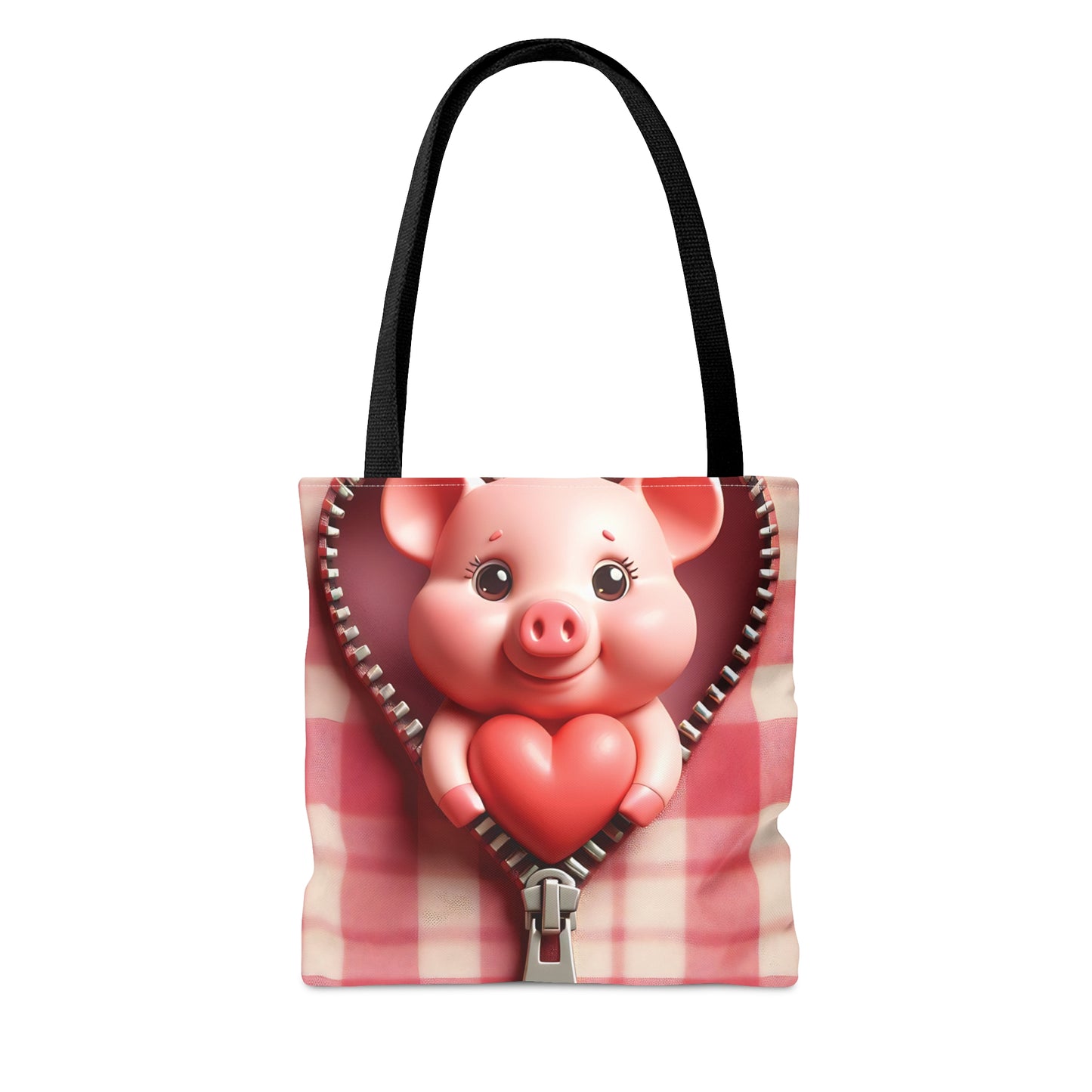 Tote Bag, Pig, Personalised/Non-Personalised Tote bag