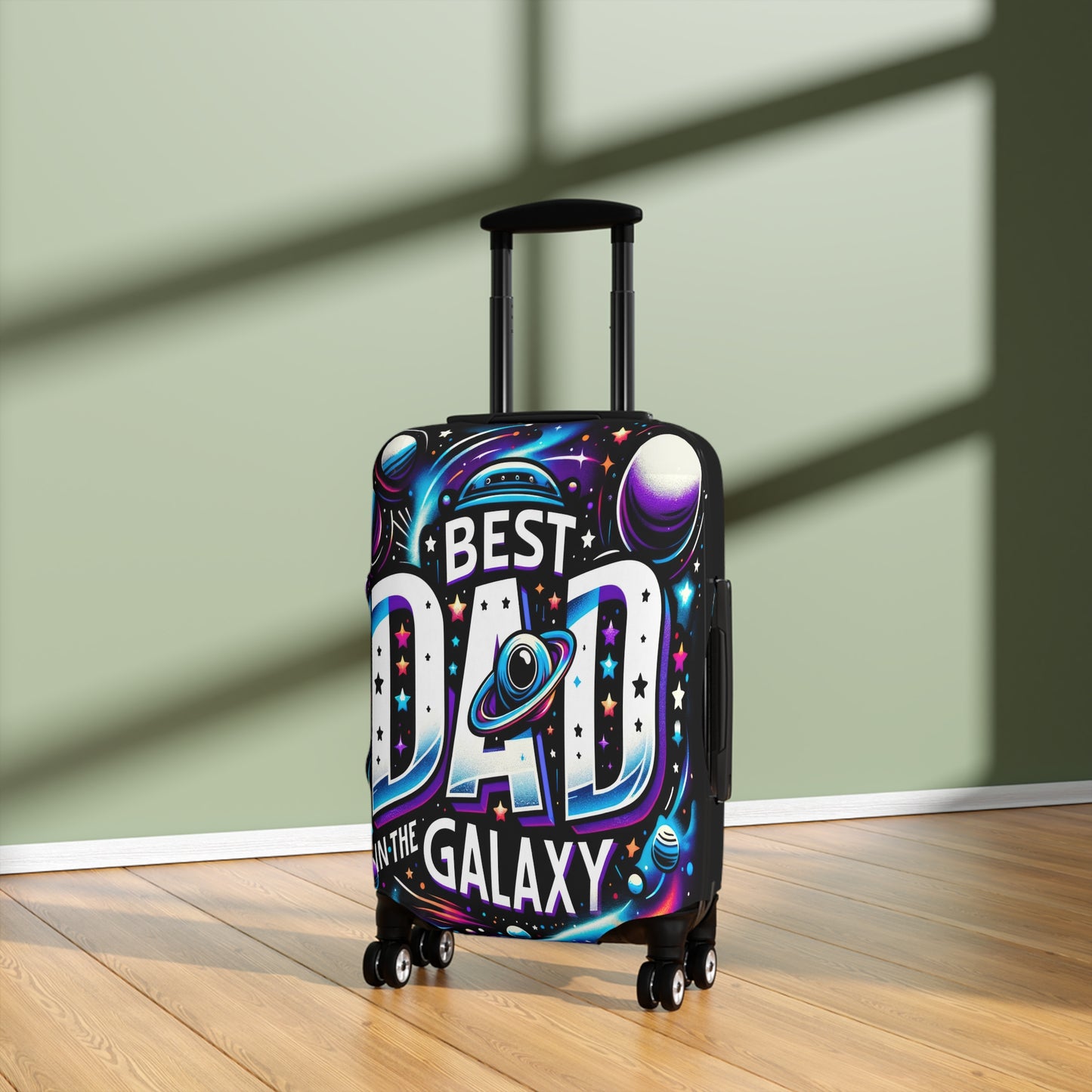 Luggage Cover, Best Dad in the Galaxy, awd-1463