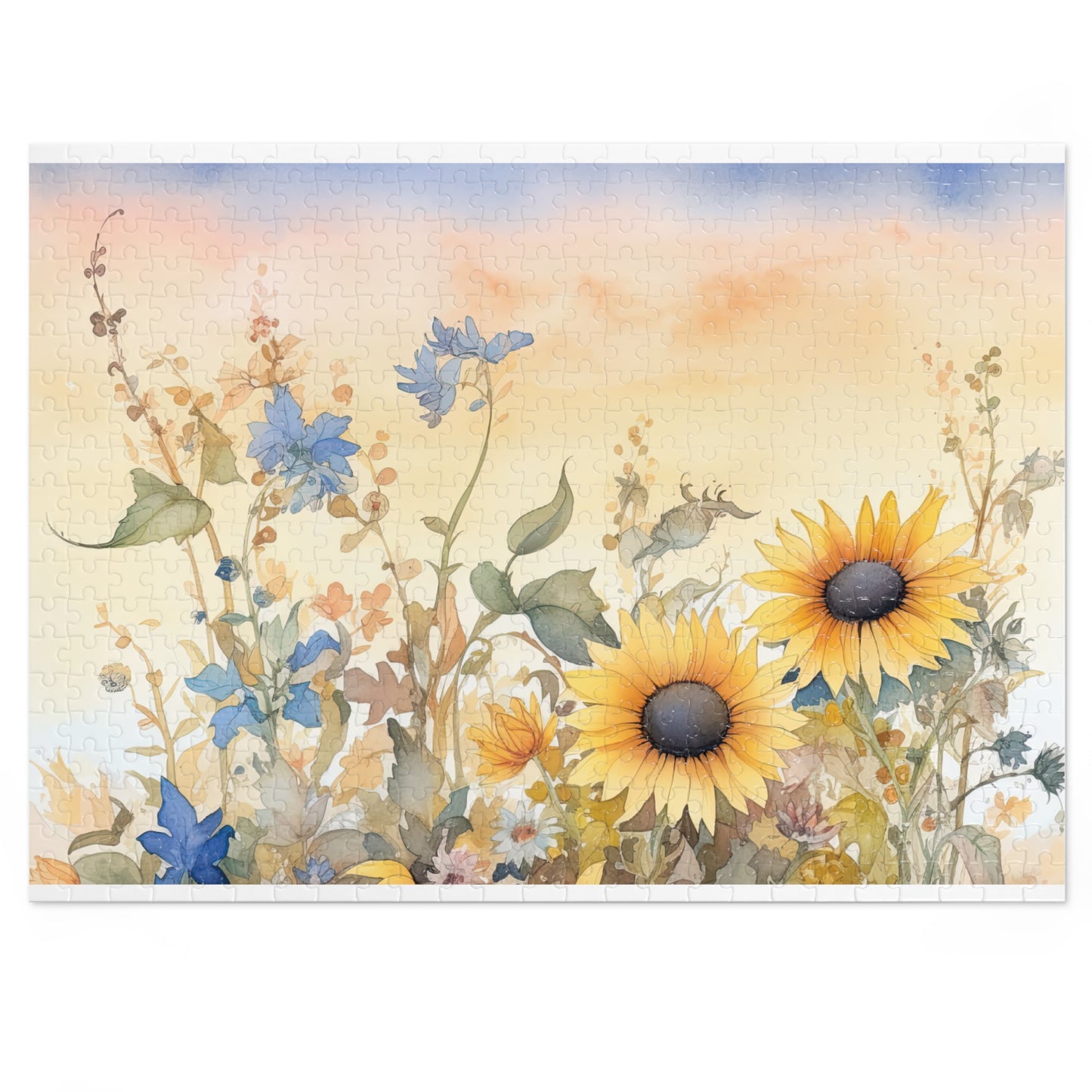 Jigsaw Puzzle, Floral, Personalised/Non-Personalised (30, 110, 252, 500,1000-Piece)