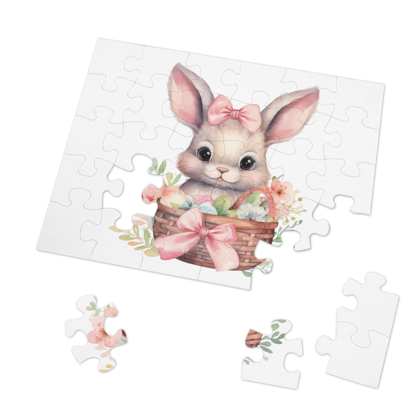 Jigsaw Puzzle, Easter, Easter Rabbit, Personalised/Non-Personalised (30, 110, 252, 500,1000-Piece)