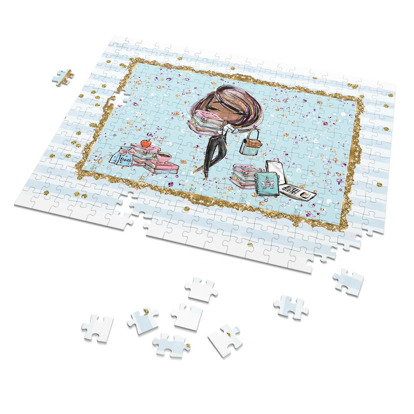 Jigsaw Puzzle, Teacher, Personalised/Non-Personalised (30, 110, 252, 500,1000-Piece)