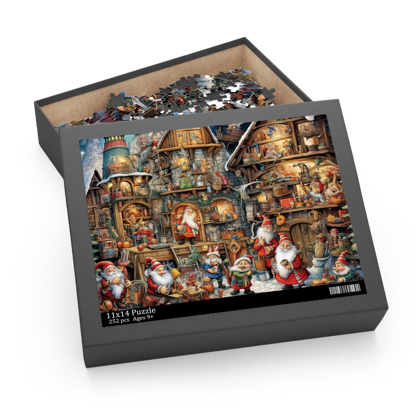 Personalised/Non-Personalised Puzzle, Christmas (120, 252, 500-Piece)