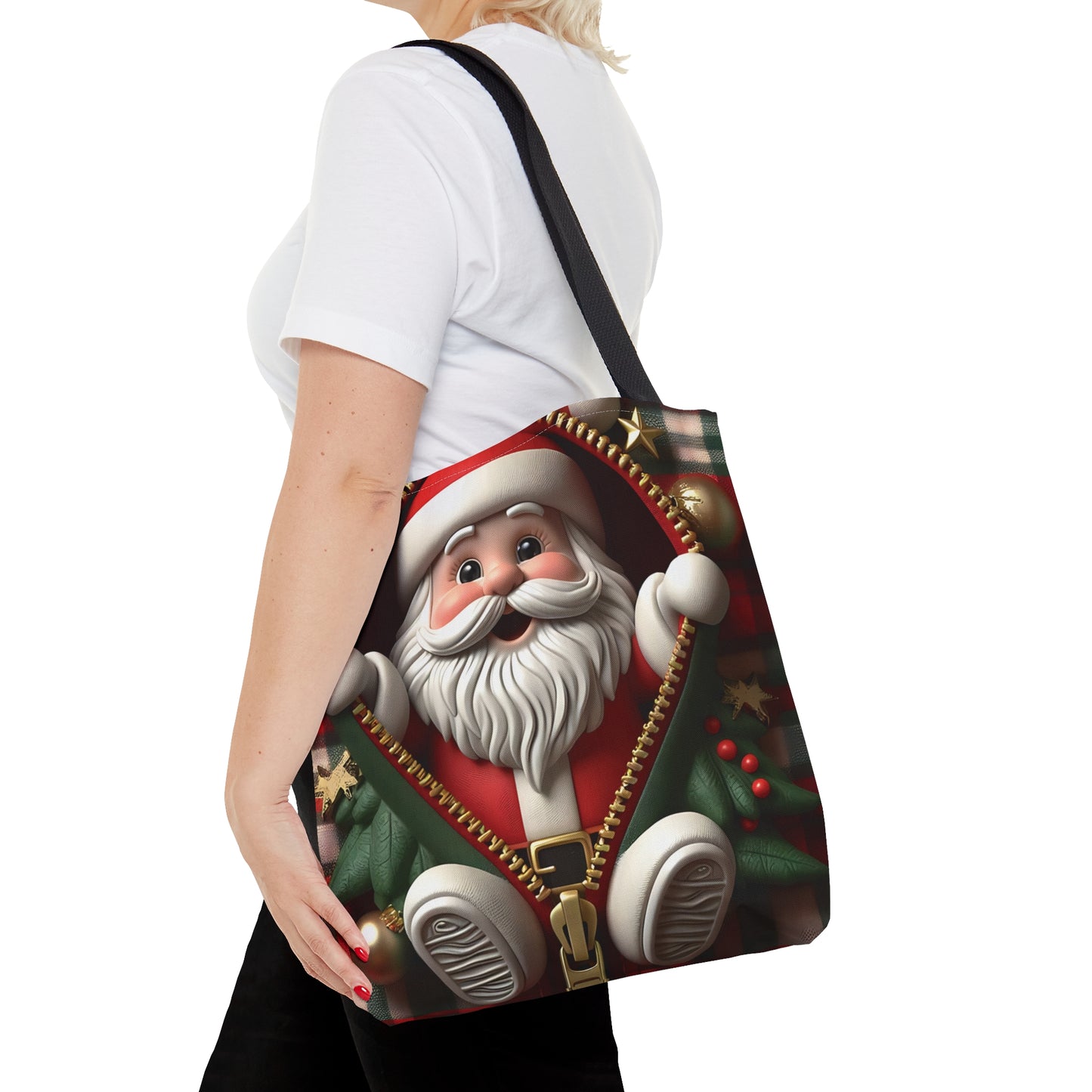 Tote Bag, Christmas, Santa, Personalised/Non-Personalised Tote bag