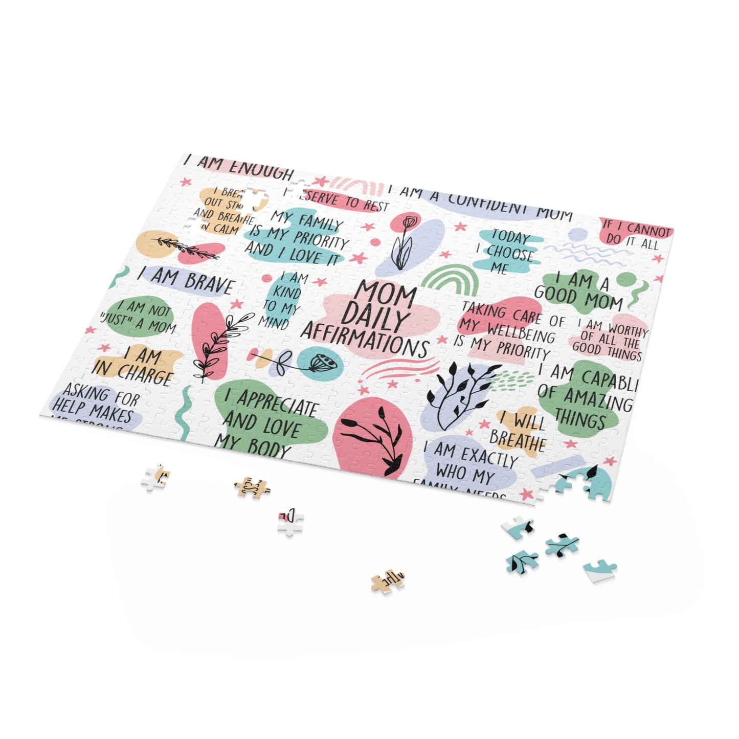 Personalised/Non-Personalised Puzzle, Affirmations, Mom (120, 252, 500-Piece)