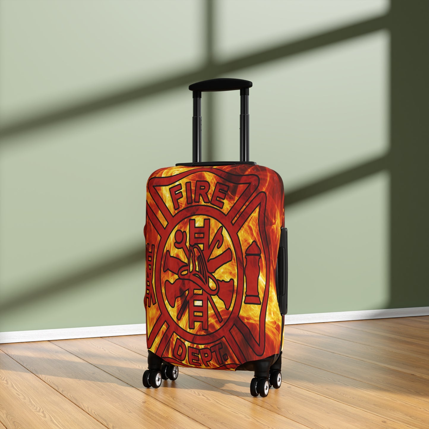 Luggage Cover, Fireman, Fire Dept, awd-545