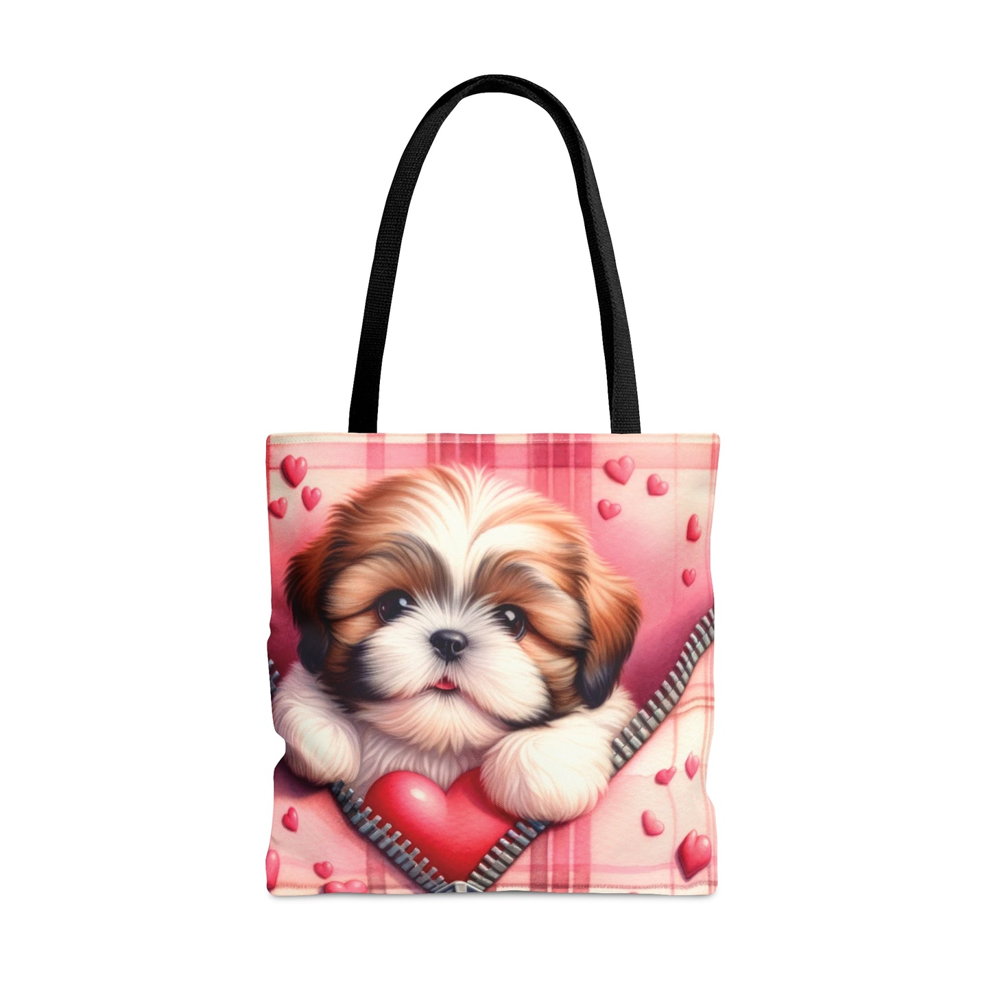 Tote Bag, Cute Dog, Personalised/Non-Personalised Tote bag