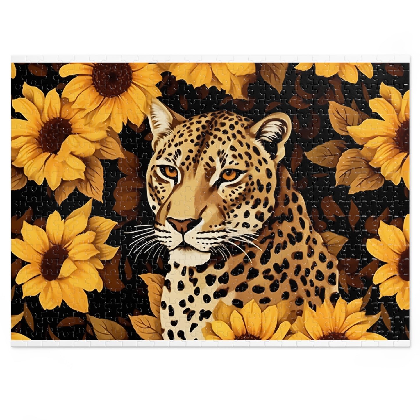 Jigsaw Puzzle, Leopard, Personalised/Non-Personalised (30, 110, 252, 500,1000-Piece)