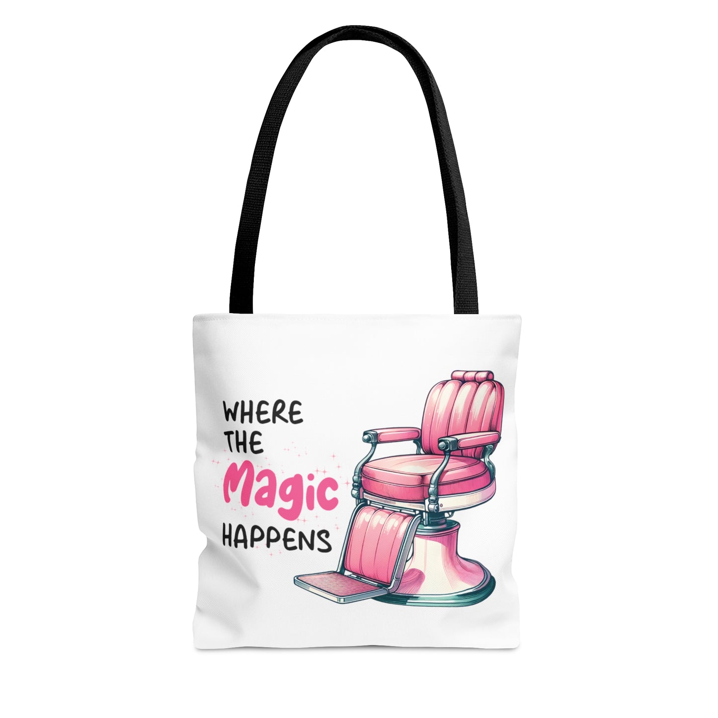 Tote Bag, Hairdresser, Where the Magic Happens, Personalised/Non-Personalised Tote bag