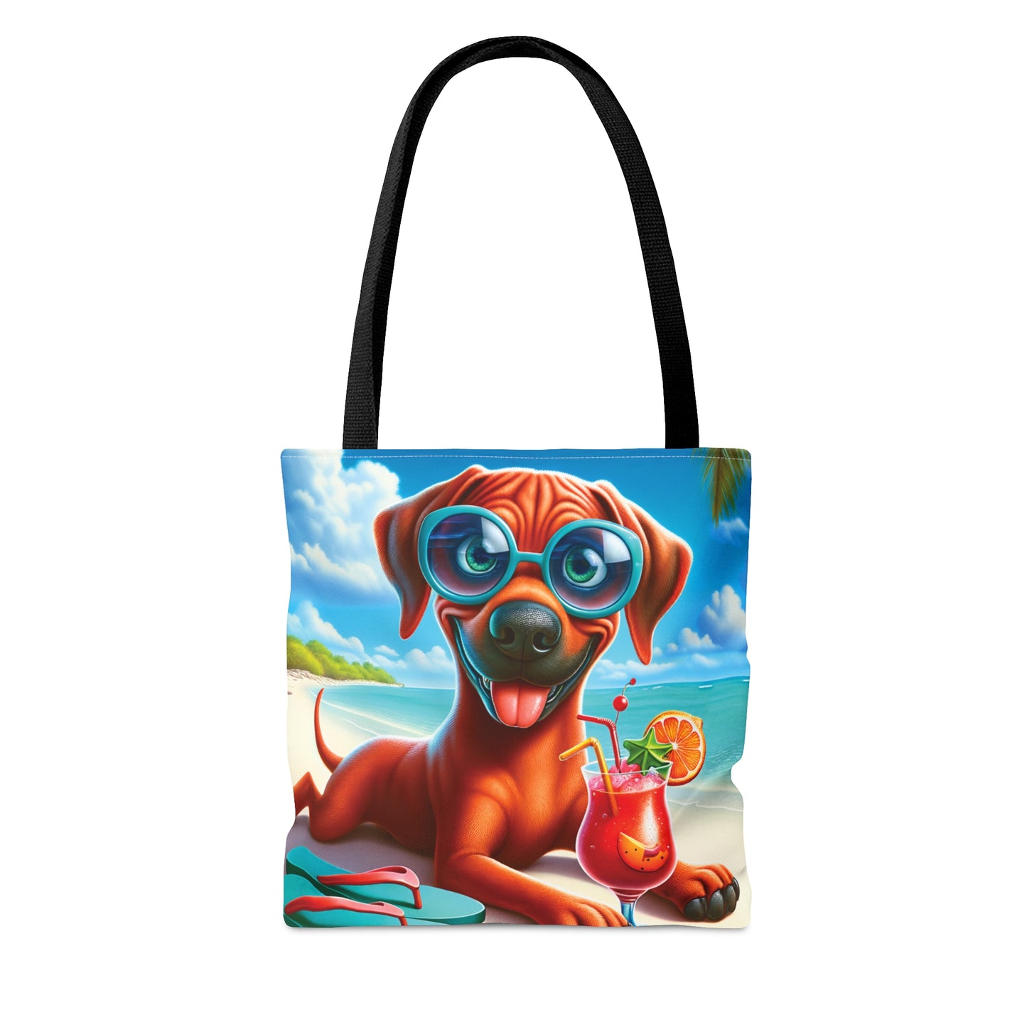 Tote Bag, Dog on Beach, RhodesianRidgeback, Tote bag,  awd-1238