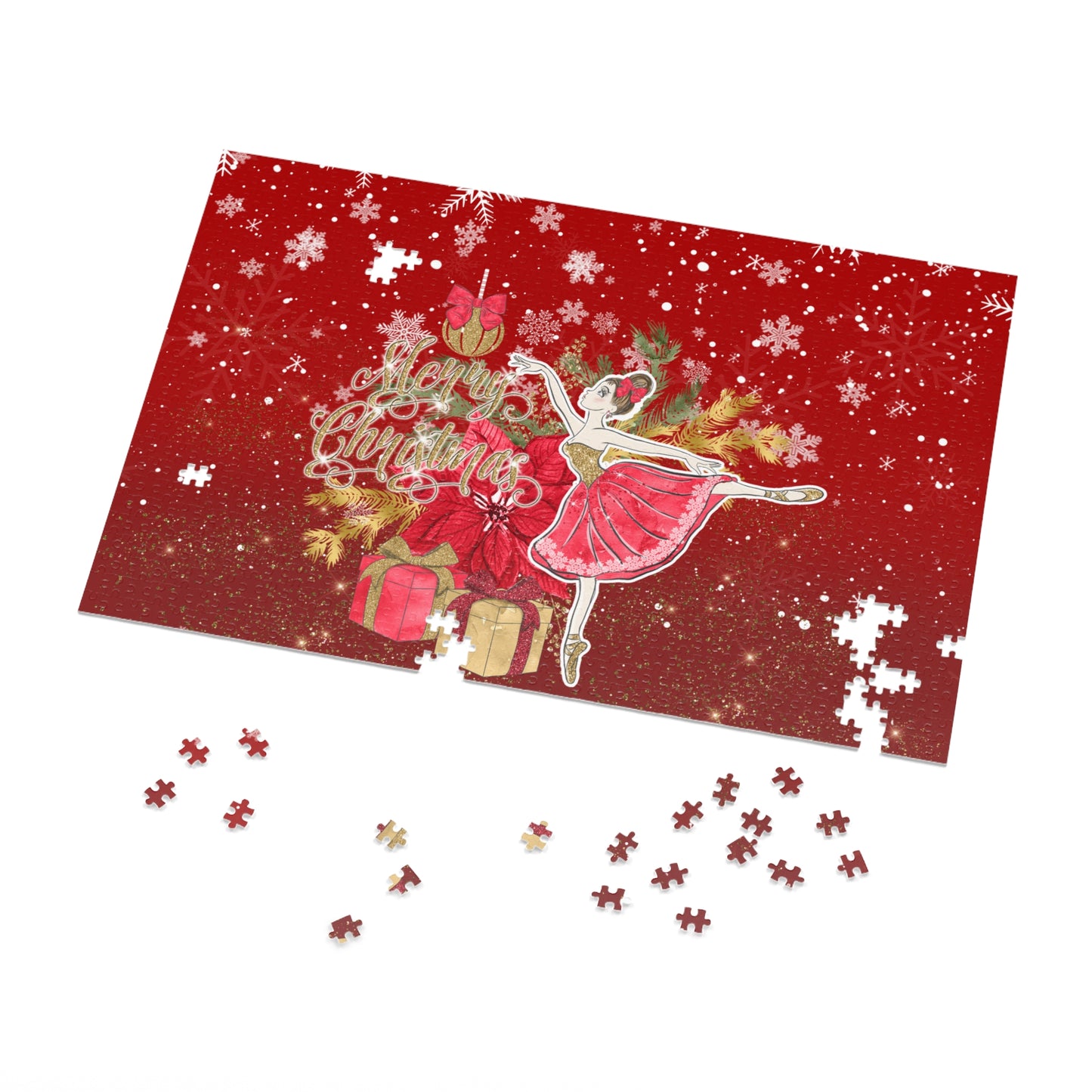 Puzzle, Christmas Sugarplum, Personalised/Non-Personalised (30, 110, 252, 500,1000-Piece)