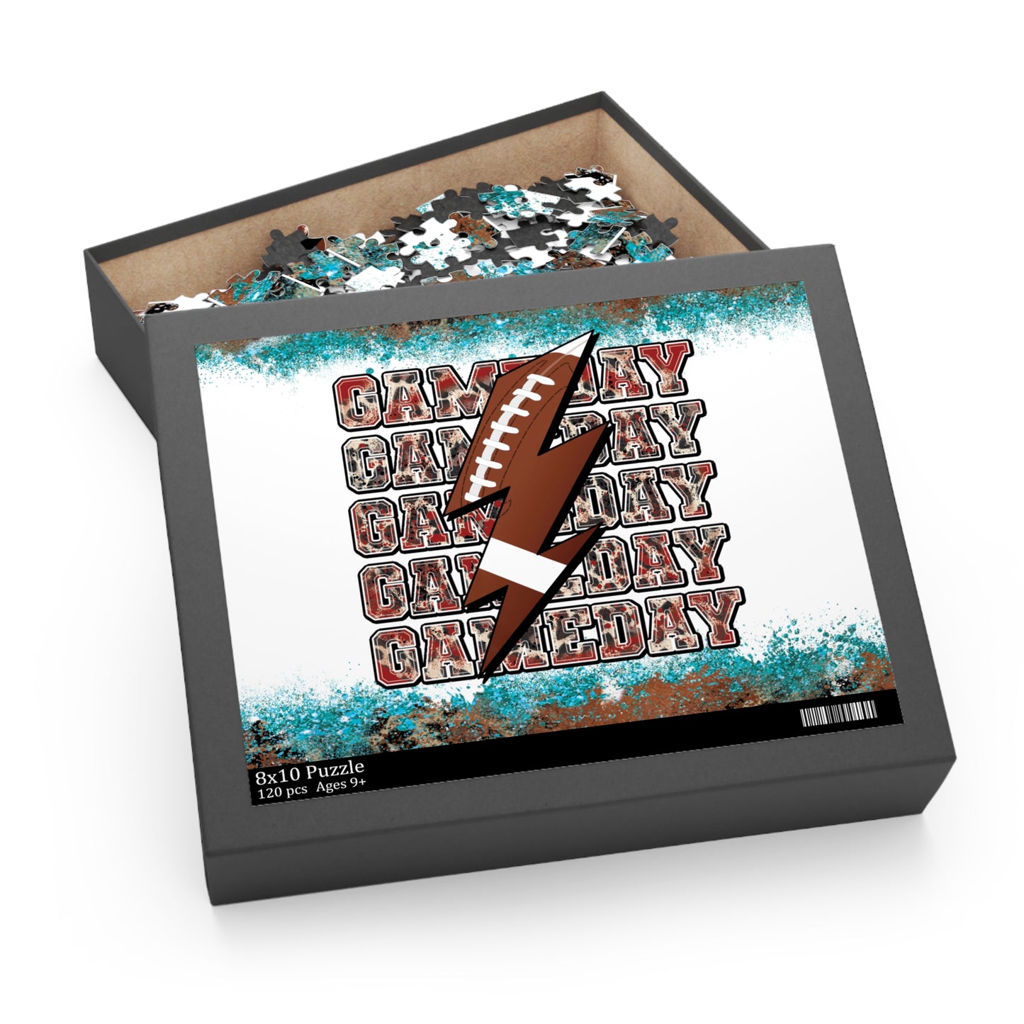 Personalised/Non-Personalised Puzzle, Football Gameday (120, 252, 500-Piece)