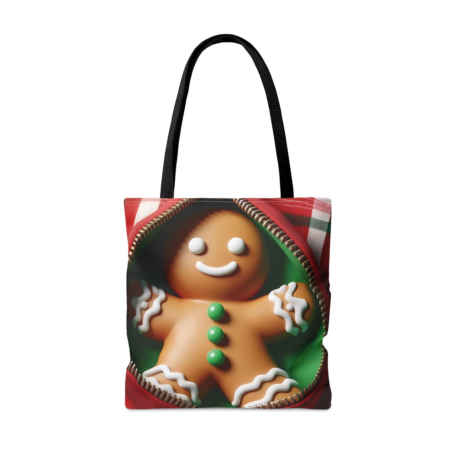 Tote Bag, Christmas, Gingerbread Man