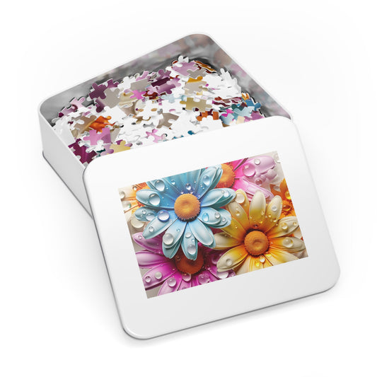 Jigsaw Puzzle, Floral, Personalised/Non-Personalised (30, 110, 252, 500,1000-Piece)