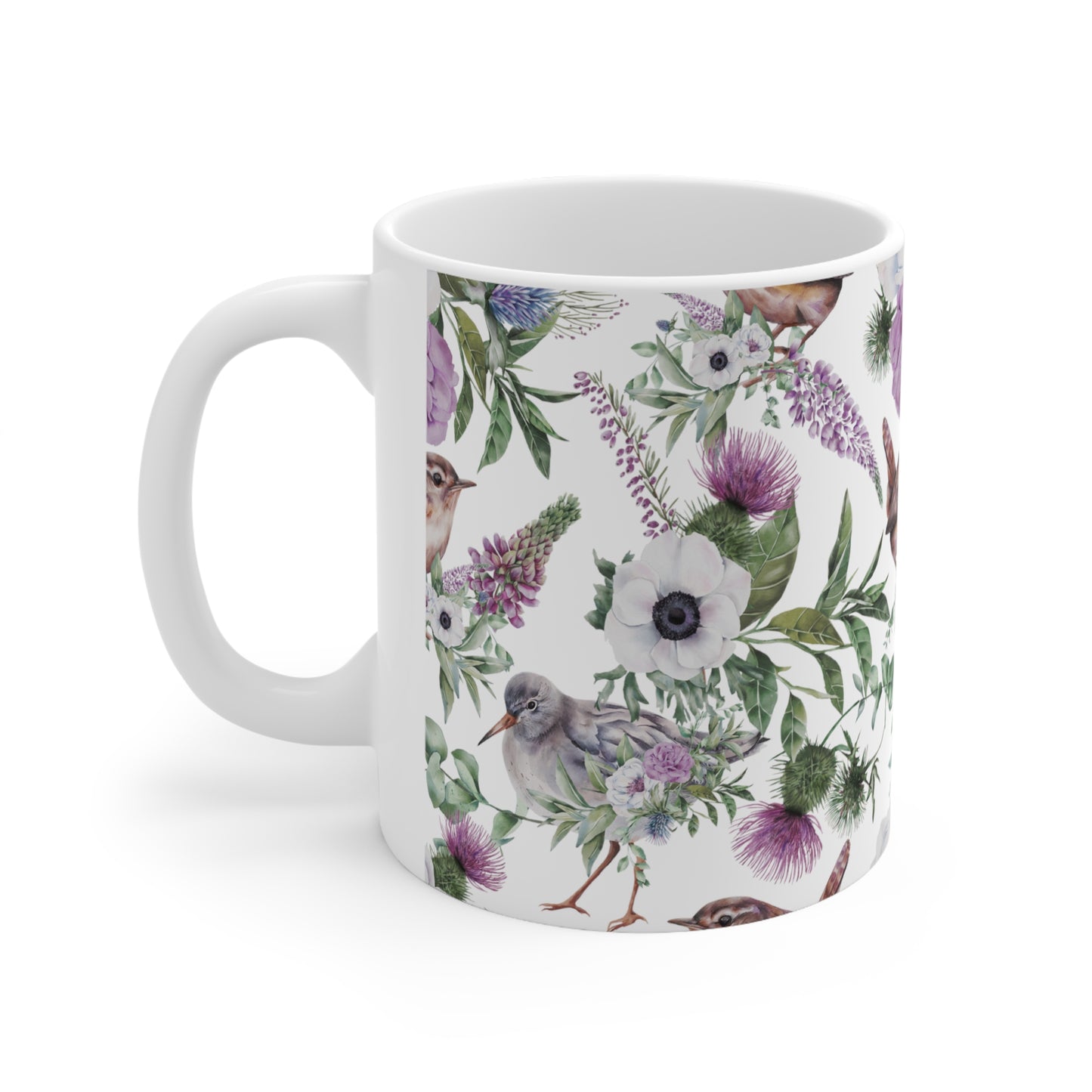 Scottish Floral, Ceramic Mug 11oz