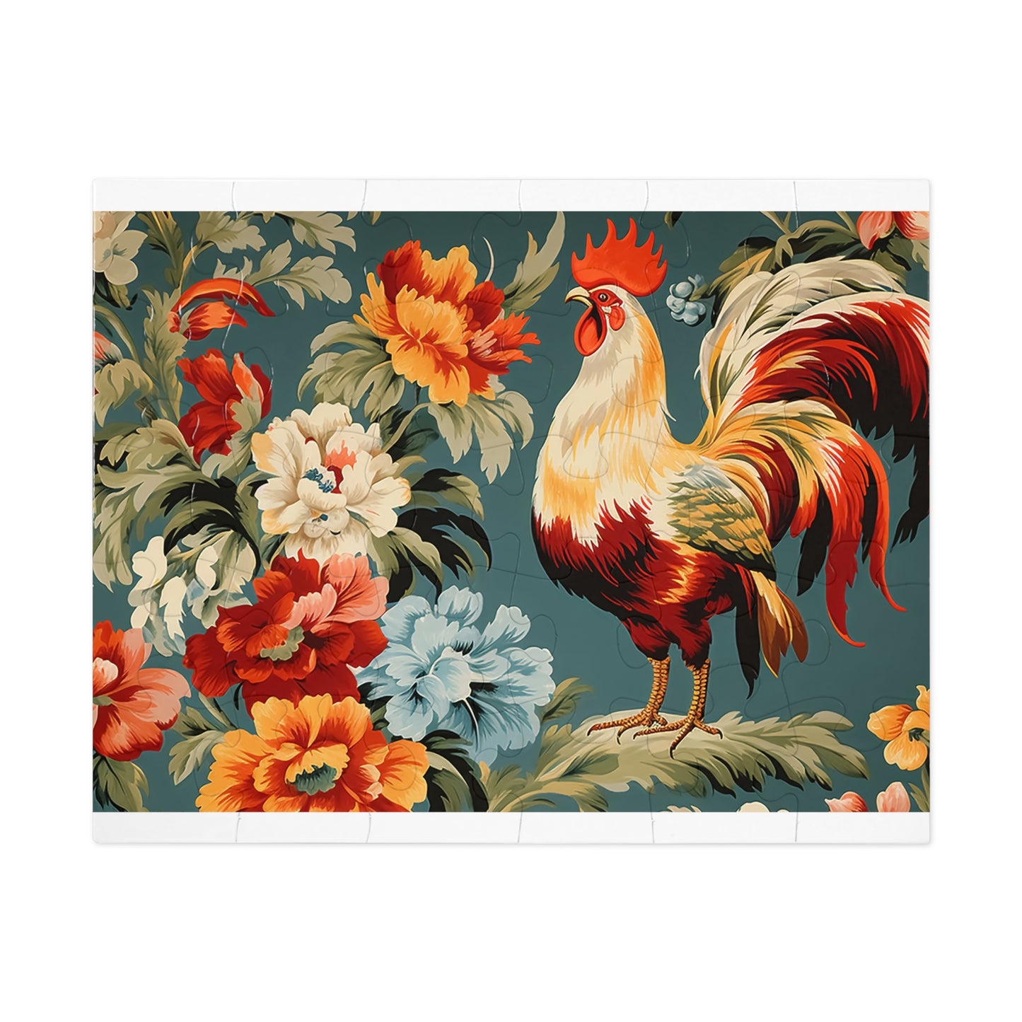 Jigsaw Puzzle, Chicken/Rooster, Personalised/Non-Personalised (30, 110, 252, 500,1000-Piece)