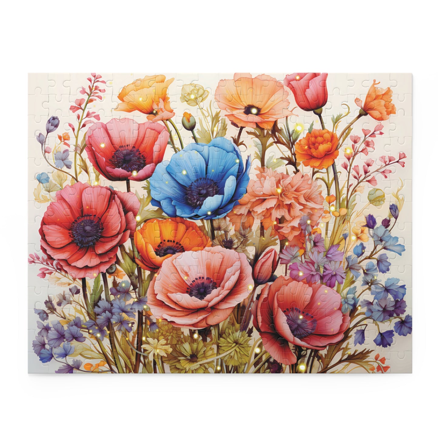 Personalised/Non-Personalised Puzzle, Floral (120, 252, 500-Piece)