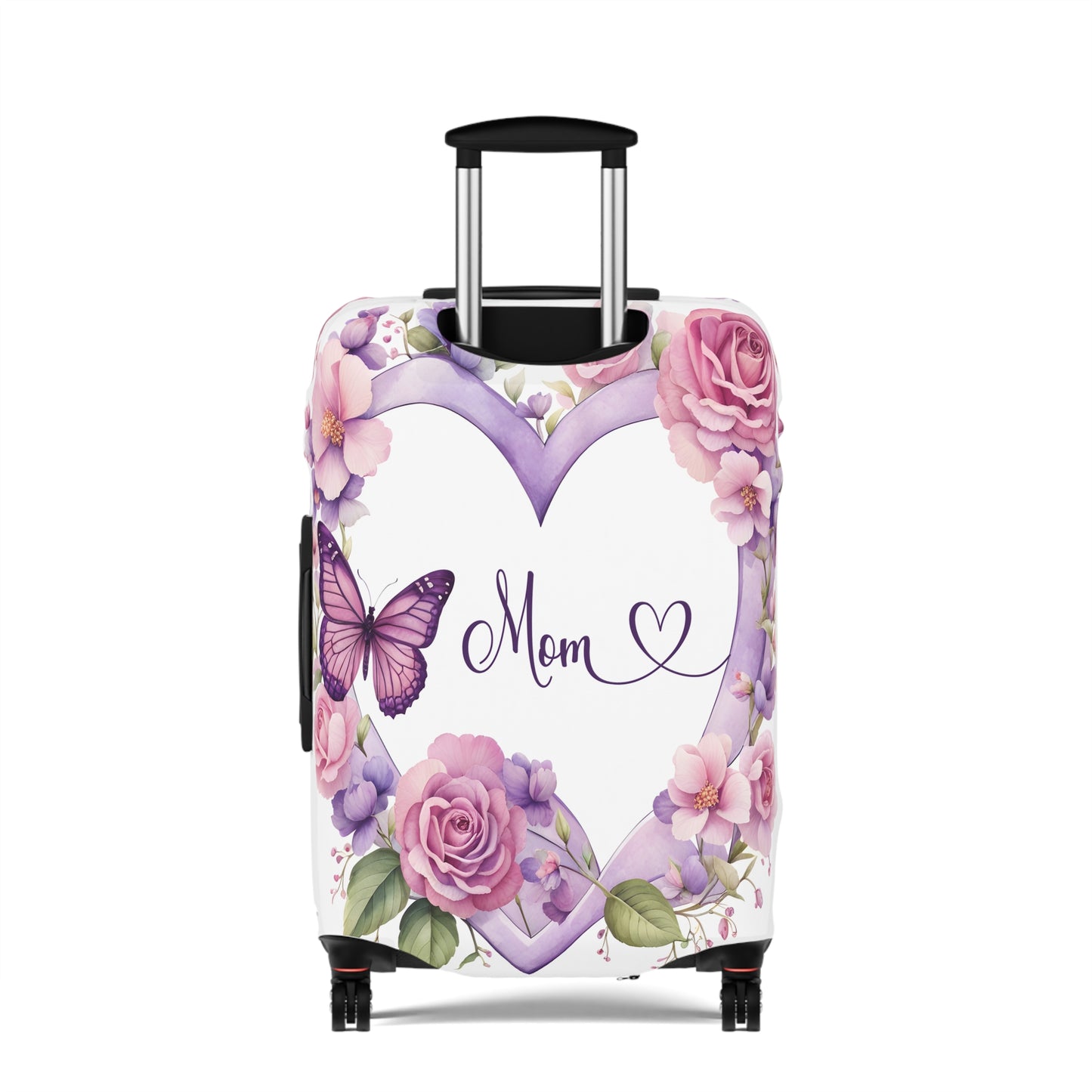 Luggage Cover, Butterfly Heart, Mom, awd-1662