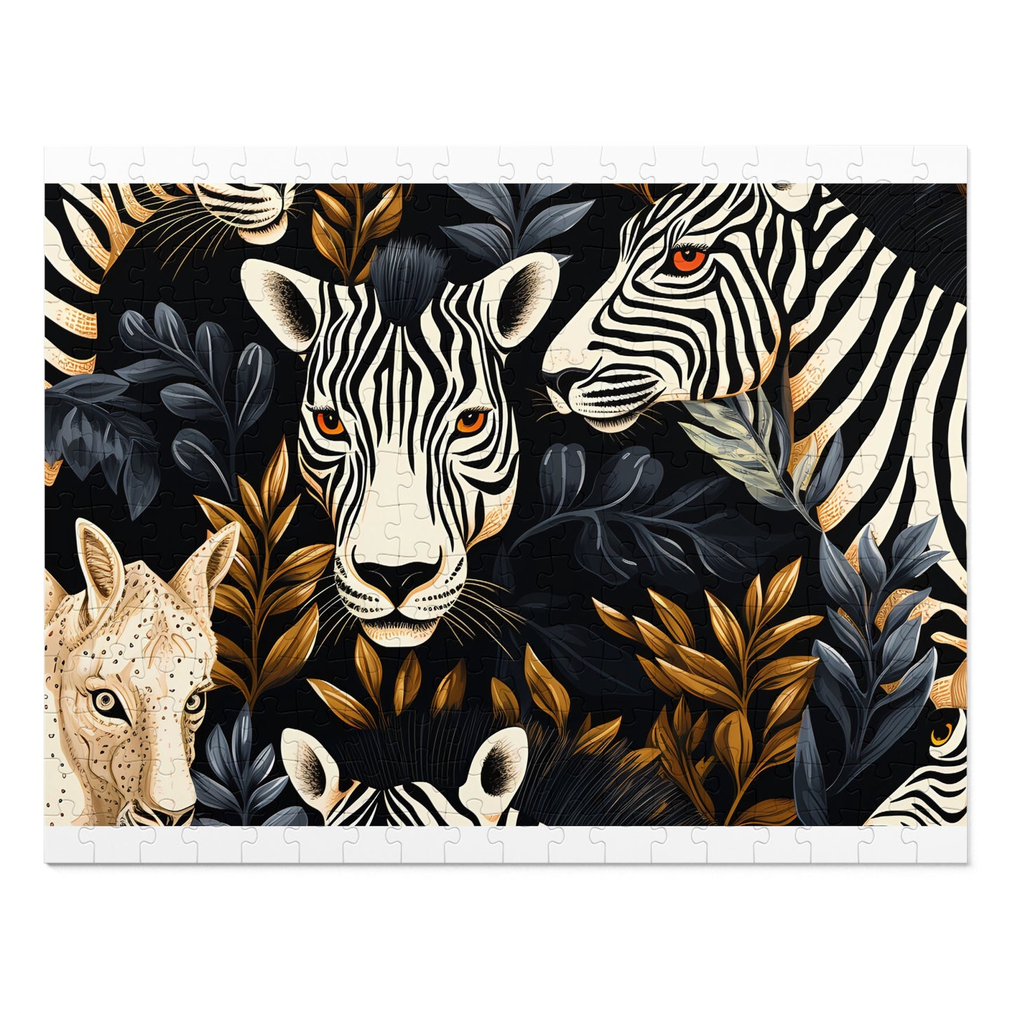 Jigsaw Puzzle, Zebra, Personalised/Non-Personalised (30, 110, 252, 500,1000-Piece)