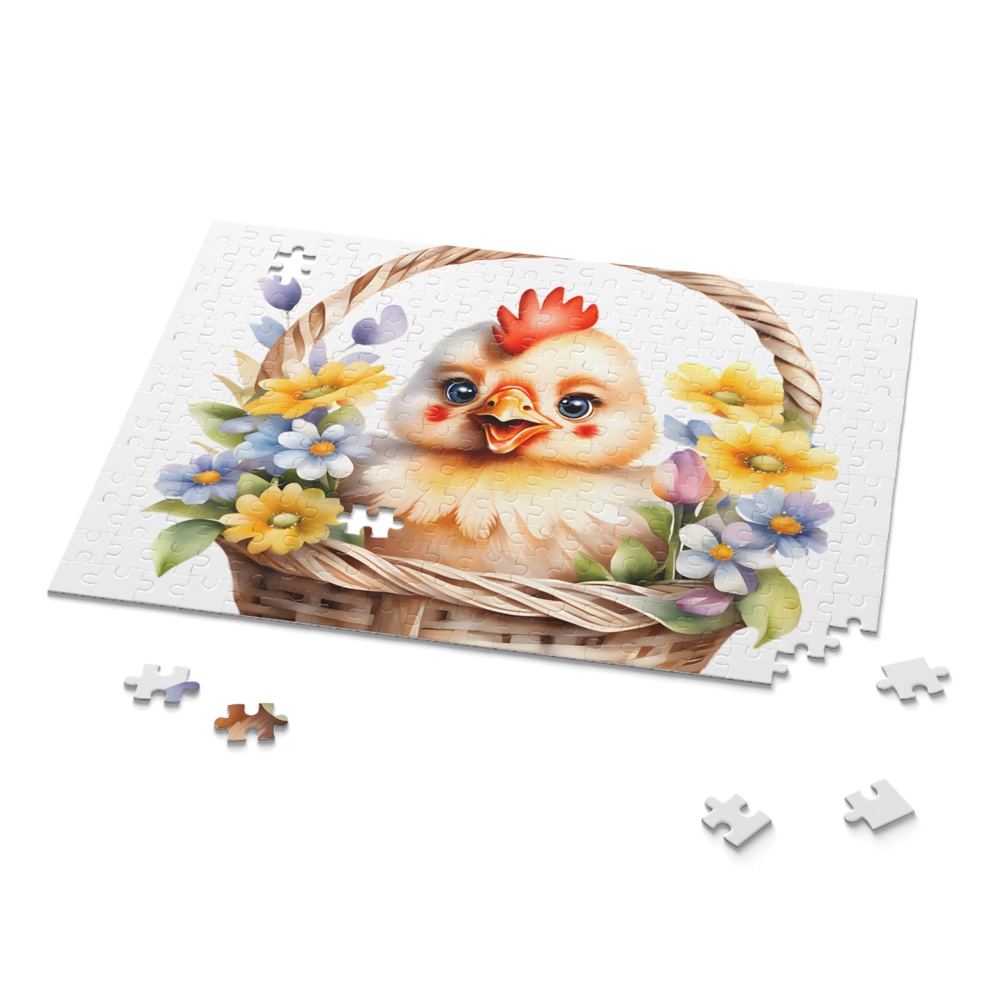 Personalised/Non-Personalised Puzzle, Chicken (120, 252, 500-Piece)