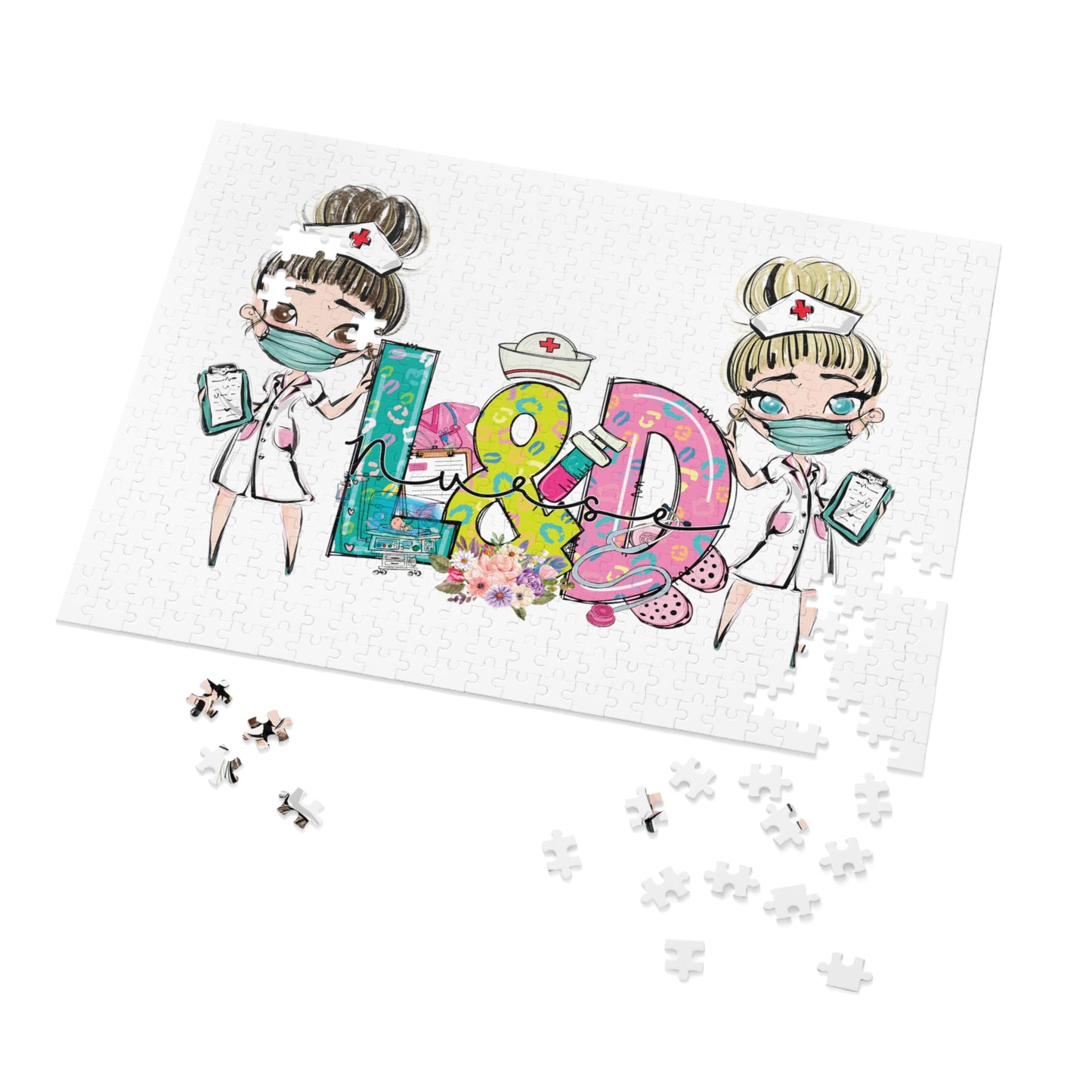 Jigsaw Puzzle, L&D Nurse, Personalised/Non-Personalised (30, 110, 252, 500,1000-Piece)