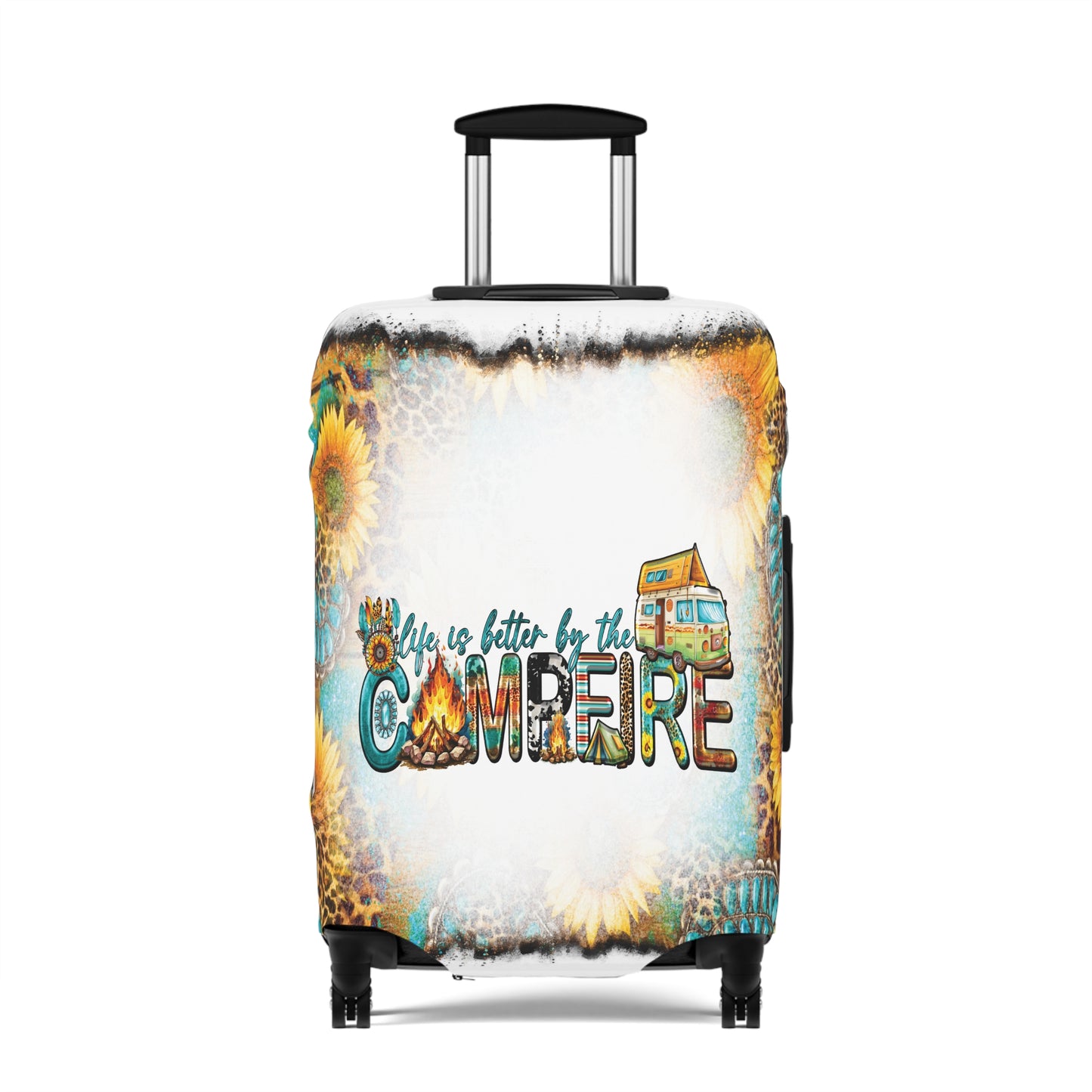 Luggage Cover, Country and Western, Life is better by the campfire, awd-1011