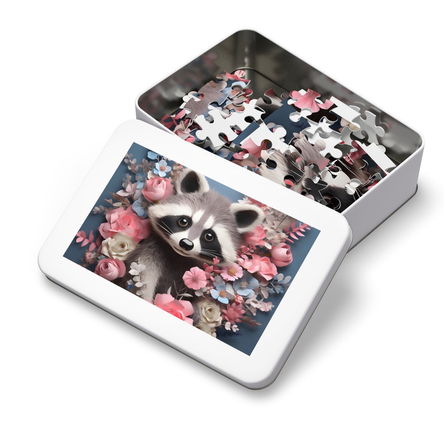 Jigsaw Puzzle, Racoon, Personalised/Non-Personalised (30, 110, 252, 500,1000-Piece)