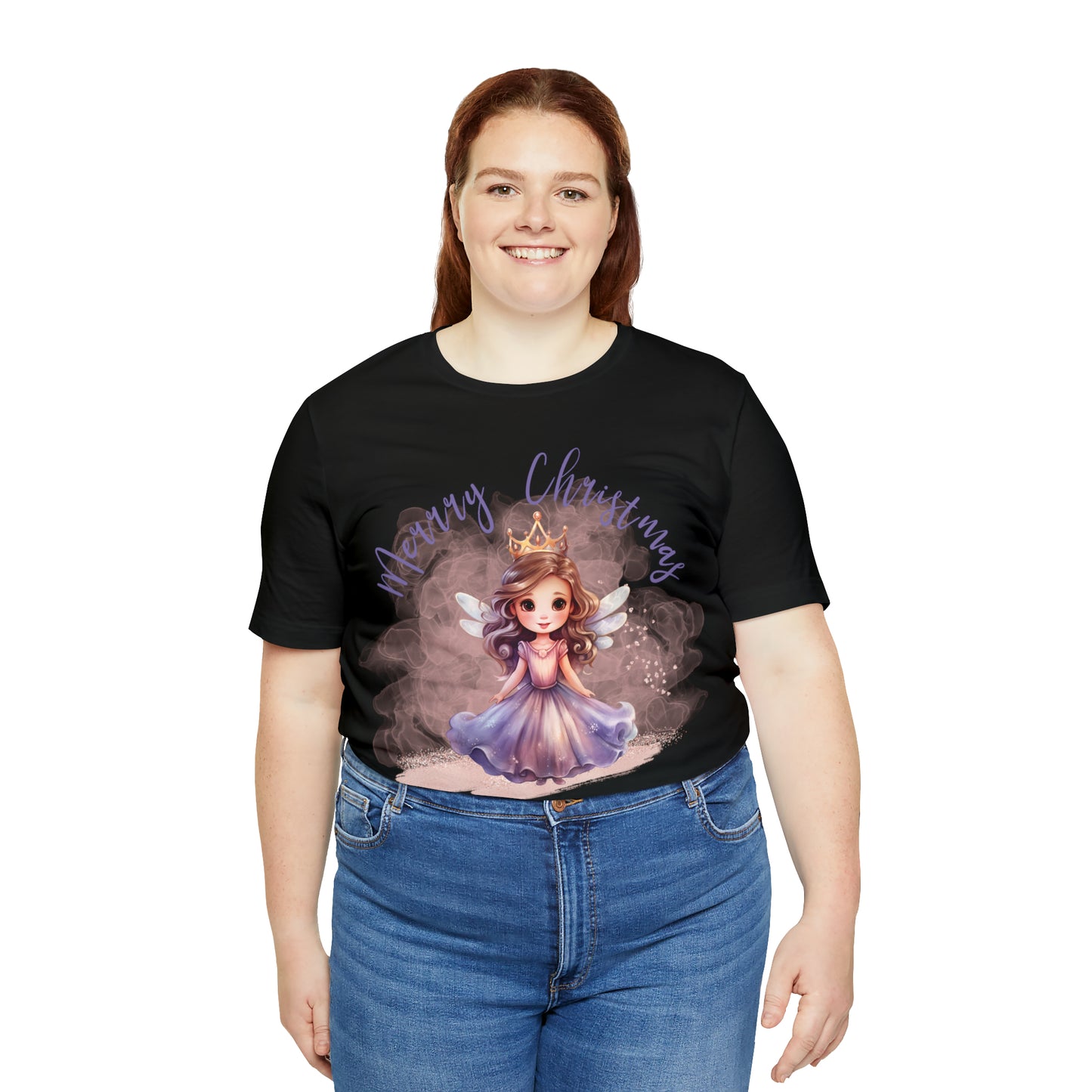 Unisex Jersey Short Sleeve Tee Christmas, Women's Fairy T-shirt - A00005