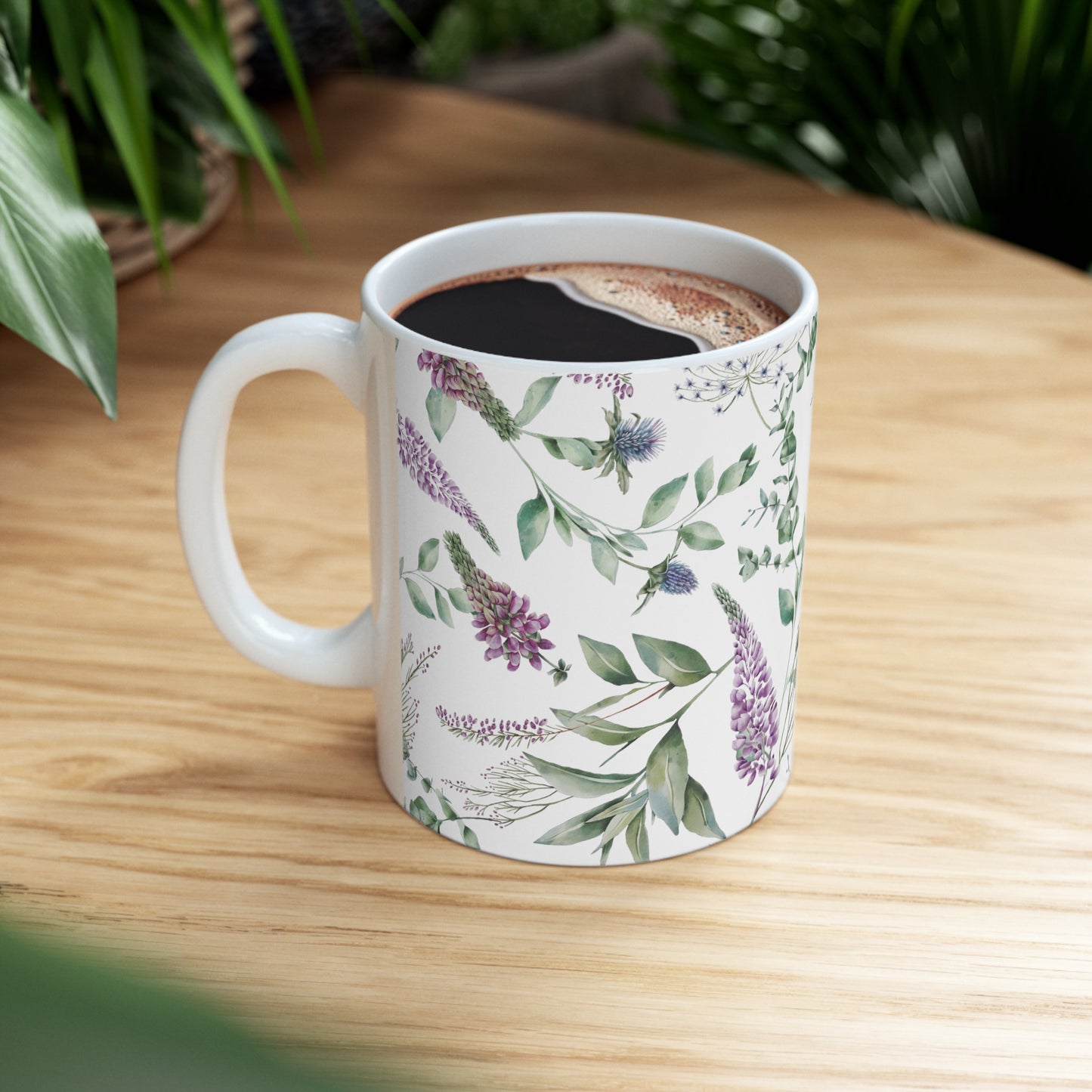 Scottish Floral, Ceramic Mug 11oz