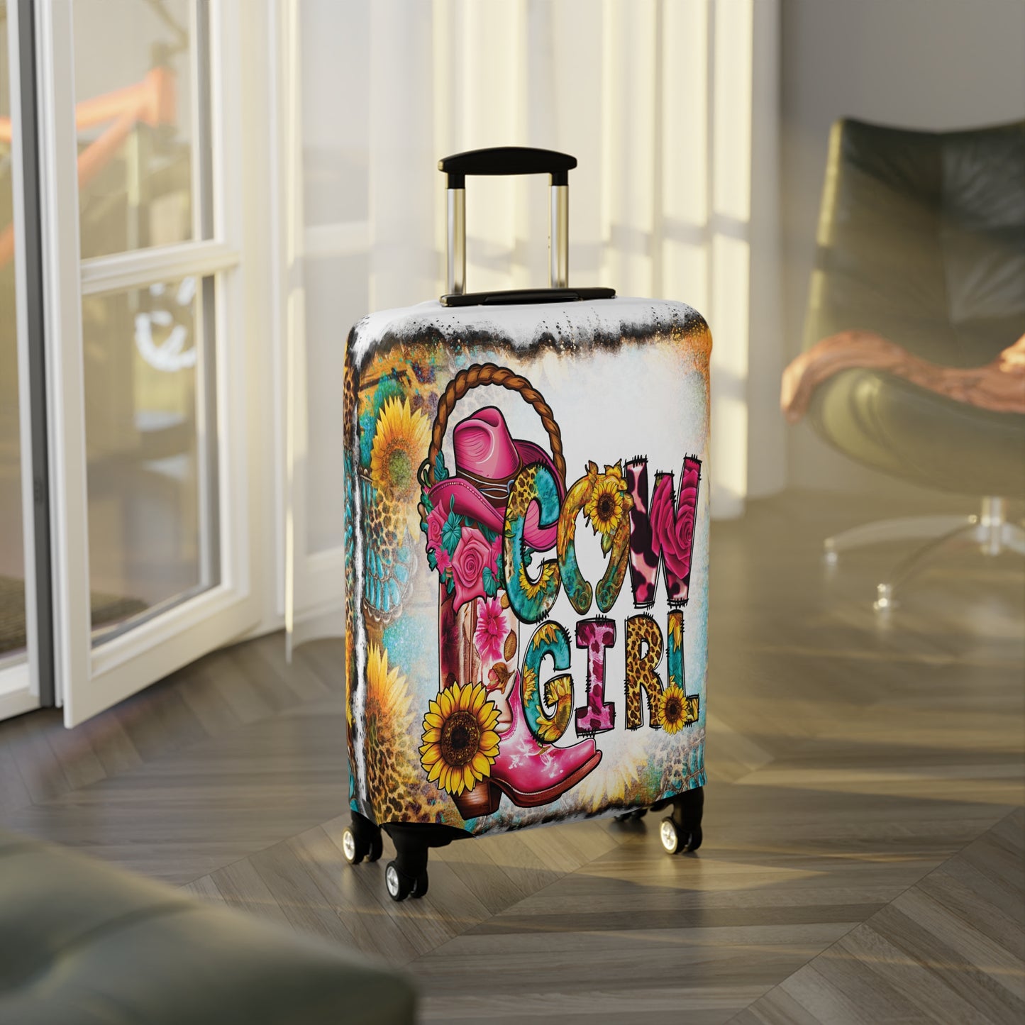 Luggage Cover, Western, Cowgirl, awd-1034