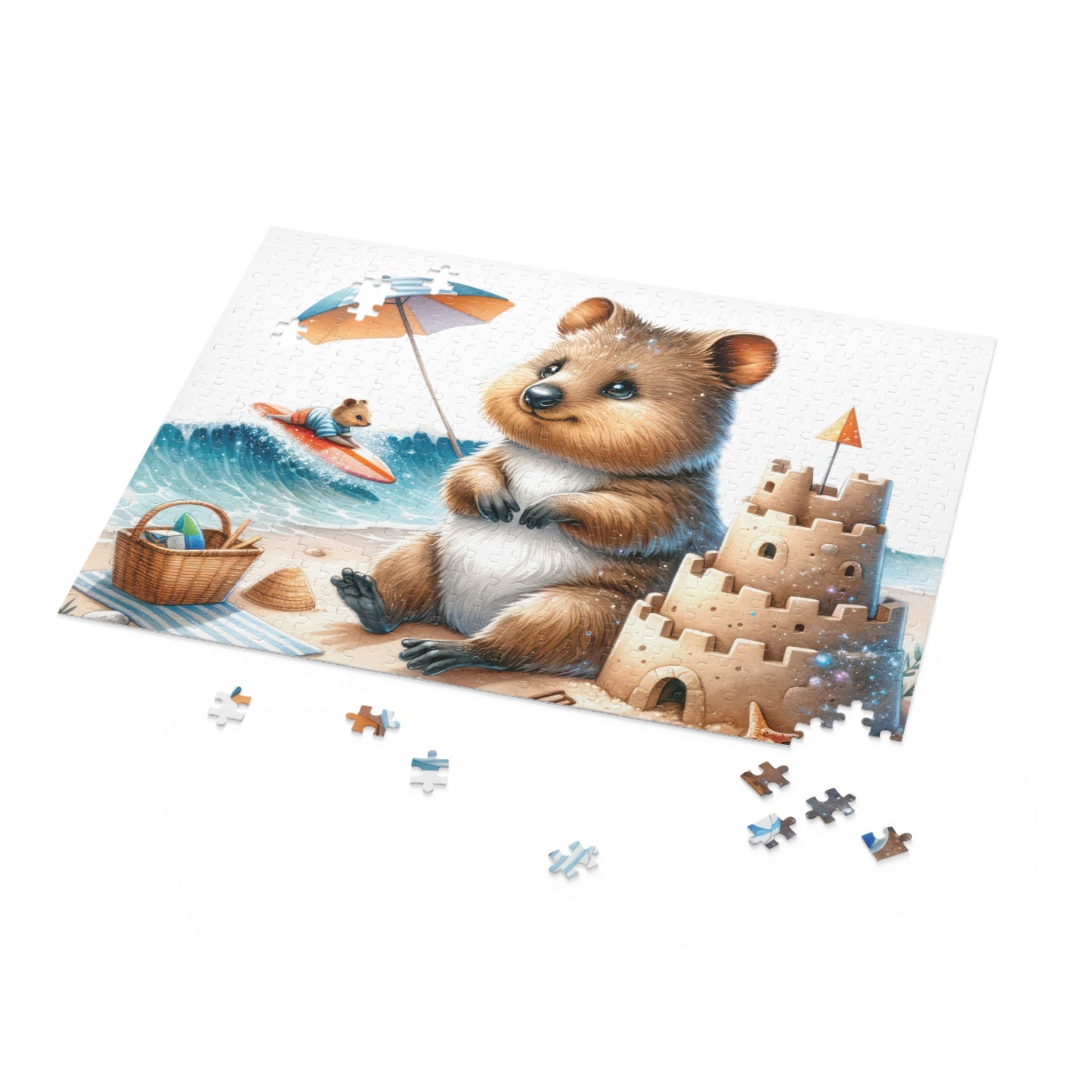 Personalised/Non-Personalised Puzzle, Quokka (120, 252, 500-Piece)