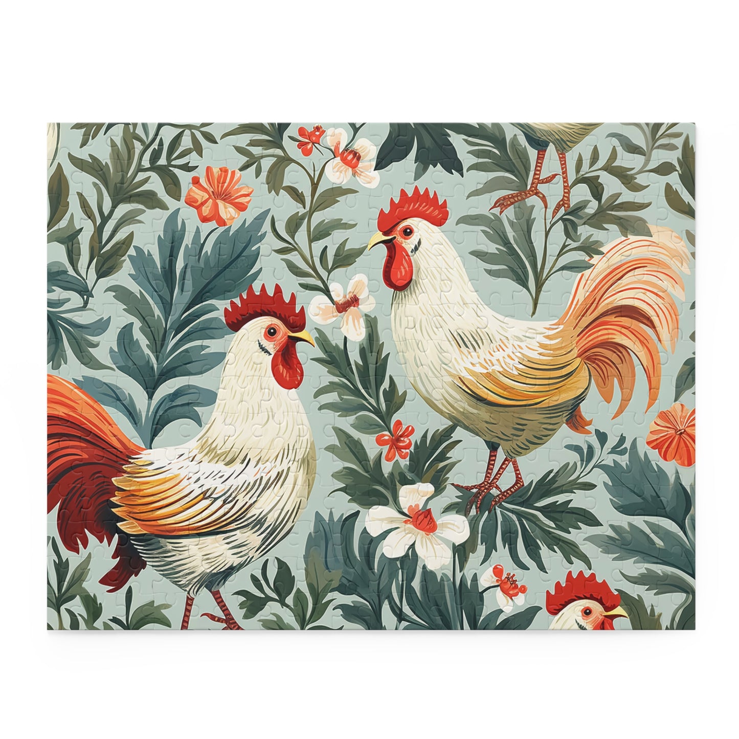 Personalised/Non-Personalised Puzzle, Chickens/Rooster (120, 252, 500-Piece)