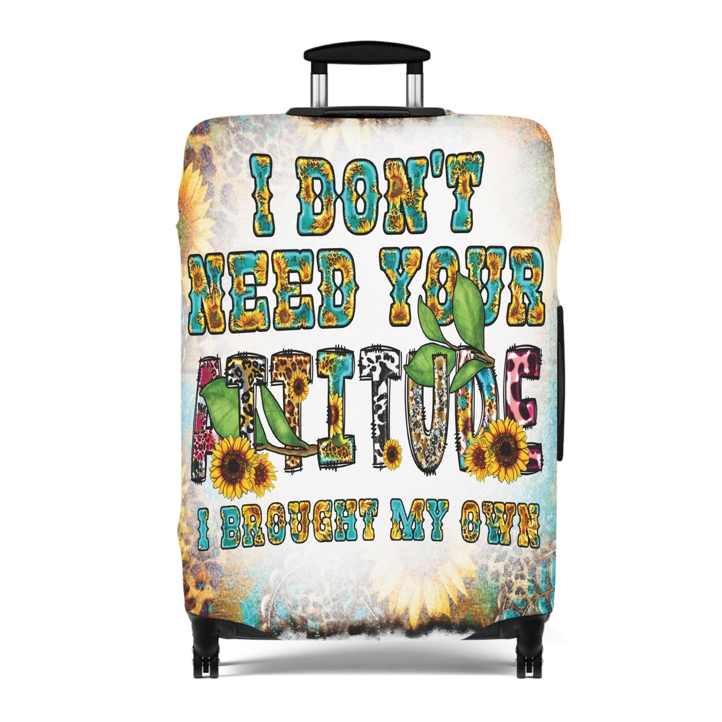 Luggage Cover, Country and Western, I Don't need your Attitude, awd-1033