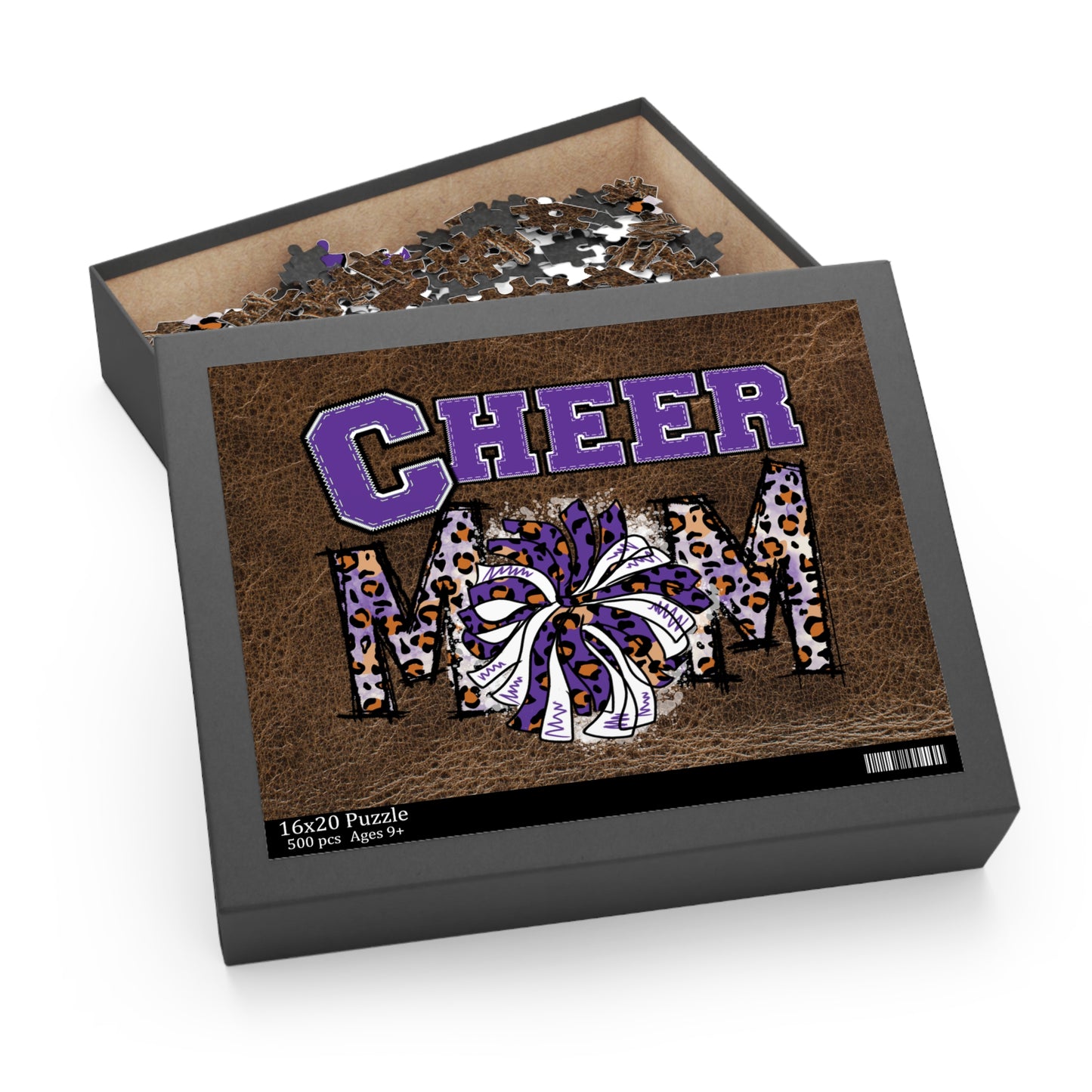 Personalised/Non-Personalised Puzzle, Cheer Mom (120, 252, 500-Piece)