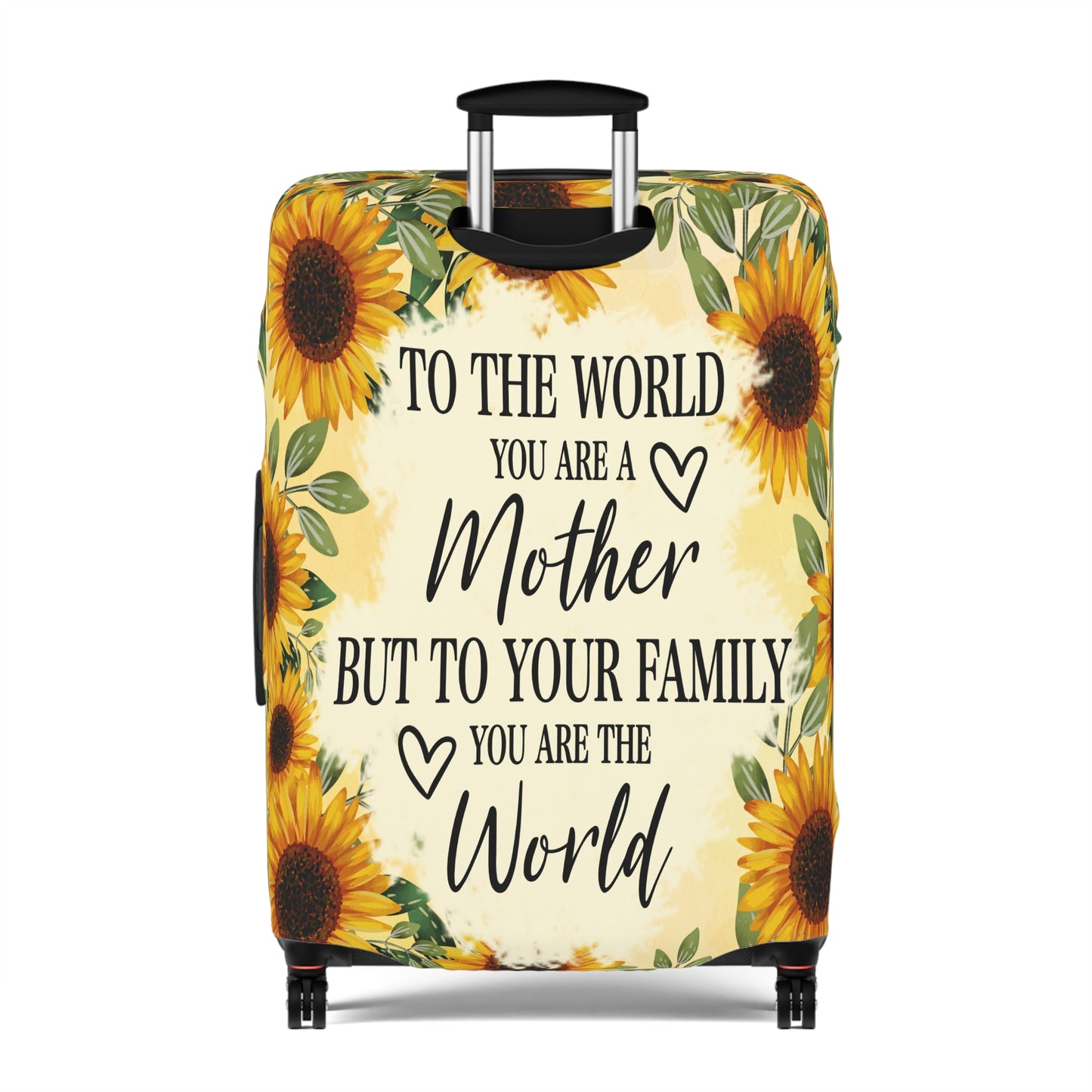 Luggage Cover, To the world you are a Mother but to your family you are the World, awd-527