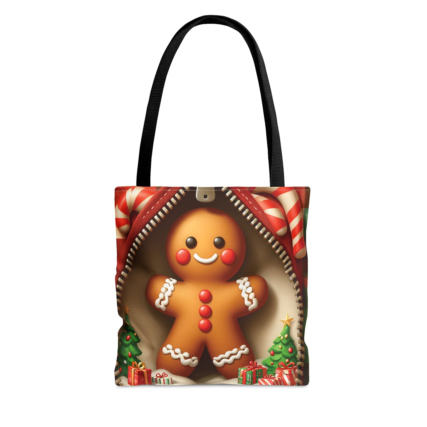 Tote Bag, Christmas, Gingerbread Man