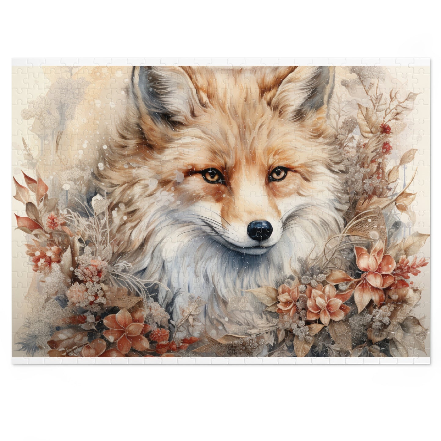 Jigsaw Puzzle, Fox, Personalised/Non-Personalised (30, 110, 252, 500,1000-Piece)