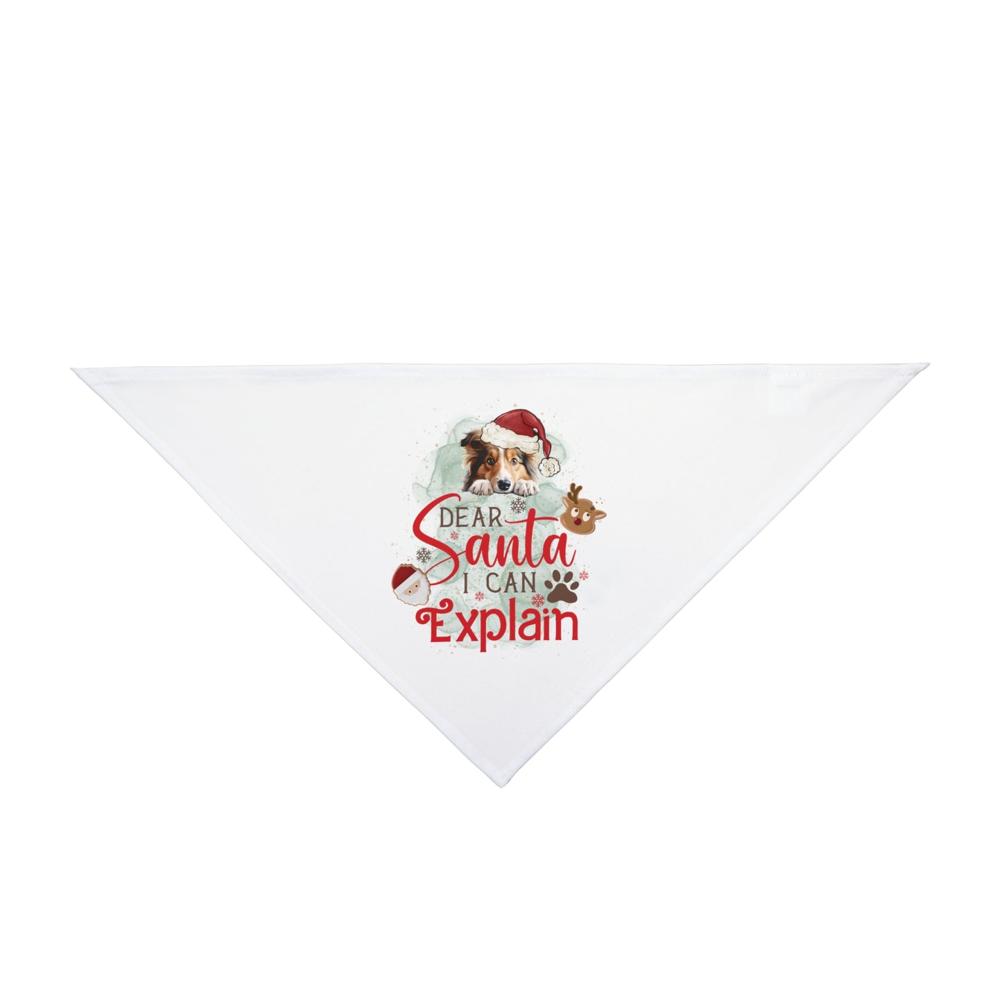 Bandana, Dear Santa I can Explain, Christmas Pet Bandana