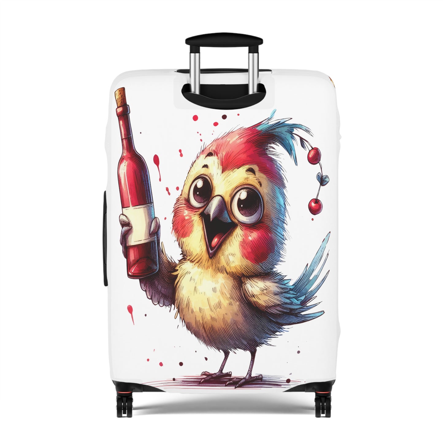 Luggage Cover, Cute Bird, awd-1638