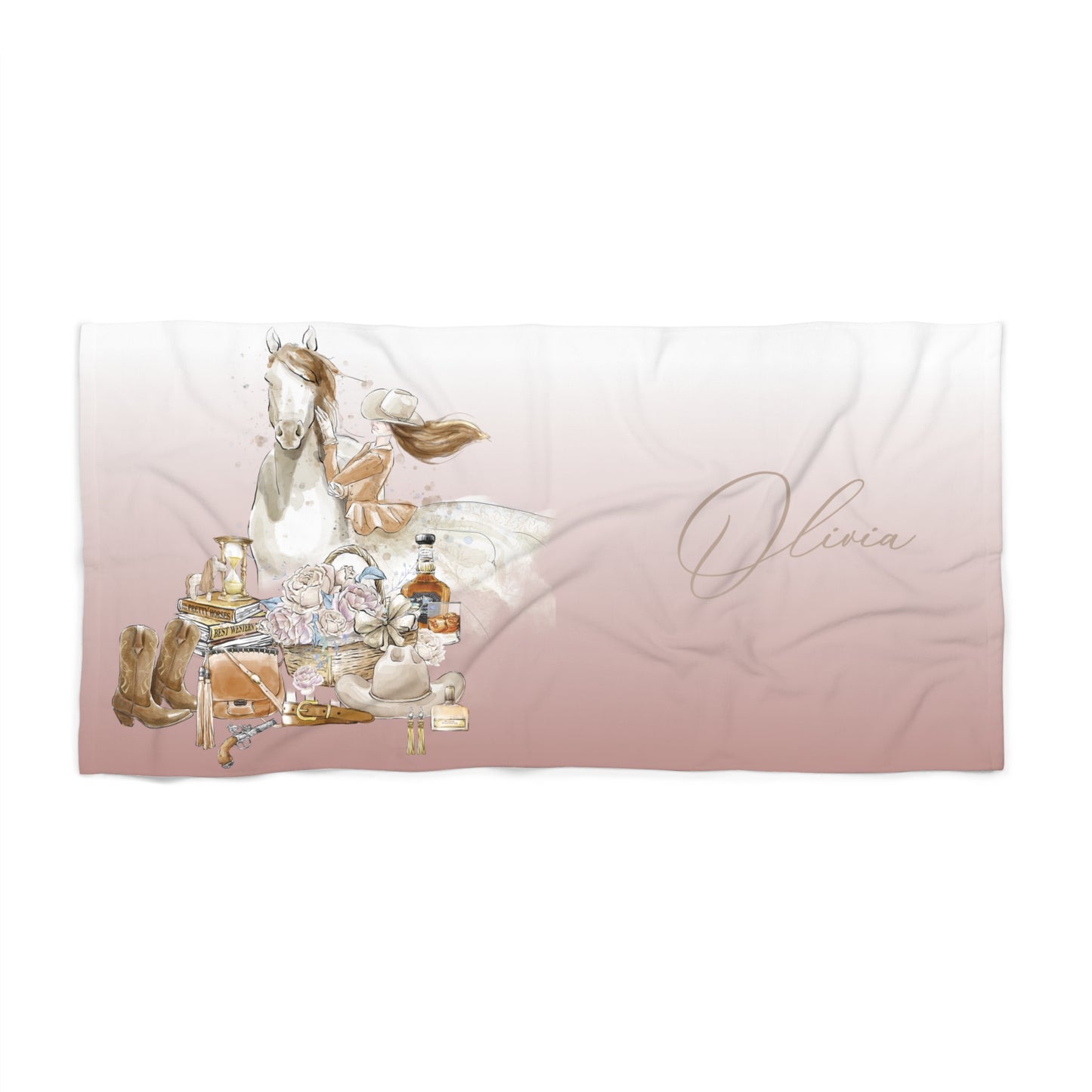 Beach Towel, Western, Polycotton Towel, 2 sizes Available