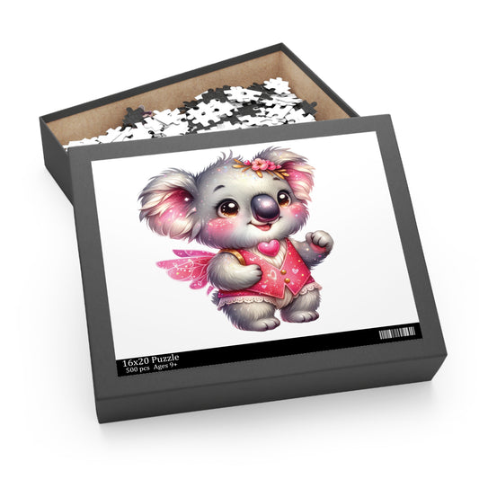 Personalised/Non-Personalised Puzzle, Koala, Fairy(120, 252, 500-Piece)